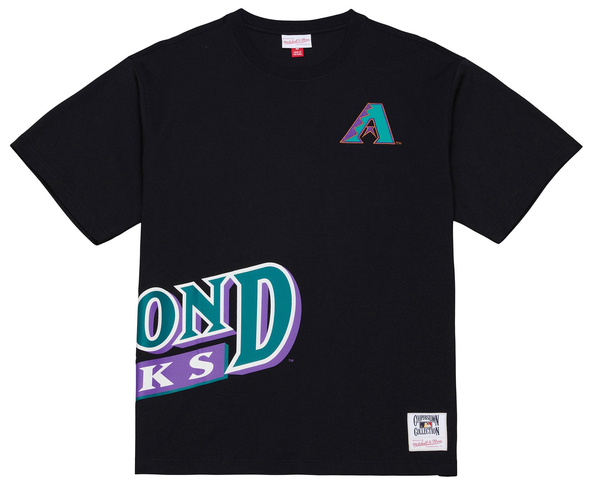 Mitchell & Ness Adult Arizona Diamondbacks Black Playoff Win T-Shirt product image