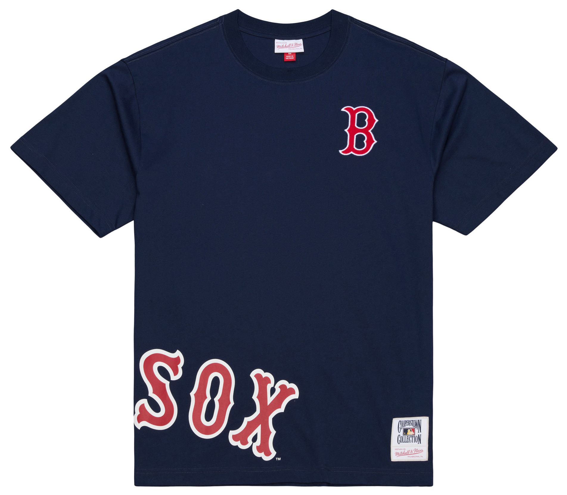 Mitchell & Ness Adult Boston Red Sox Navy Playoff Win T-Shirt product image