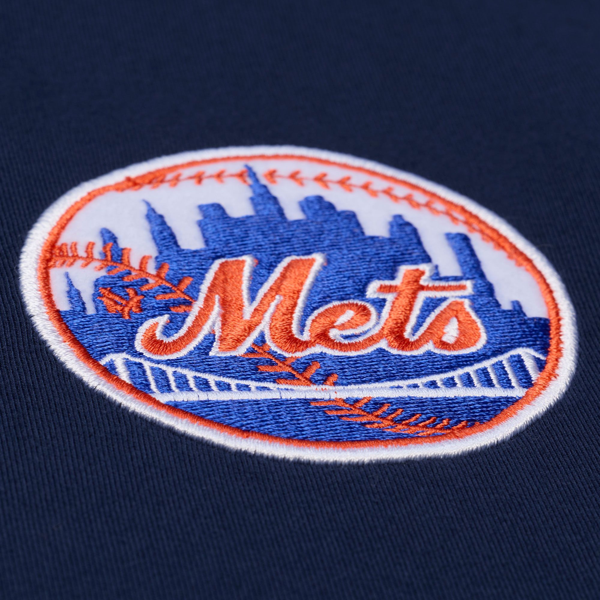Mitchell & Ness Adult New York Mets Navy Playoff Win T-Shirt product image