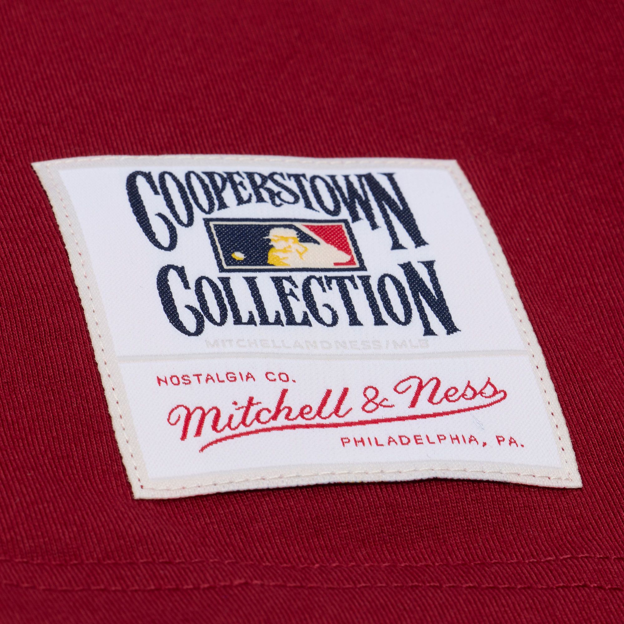 Mitchell & Ness Adult Philadelphia Phillies Cardinal Playoff Win T-Shirt product image