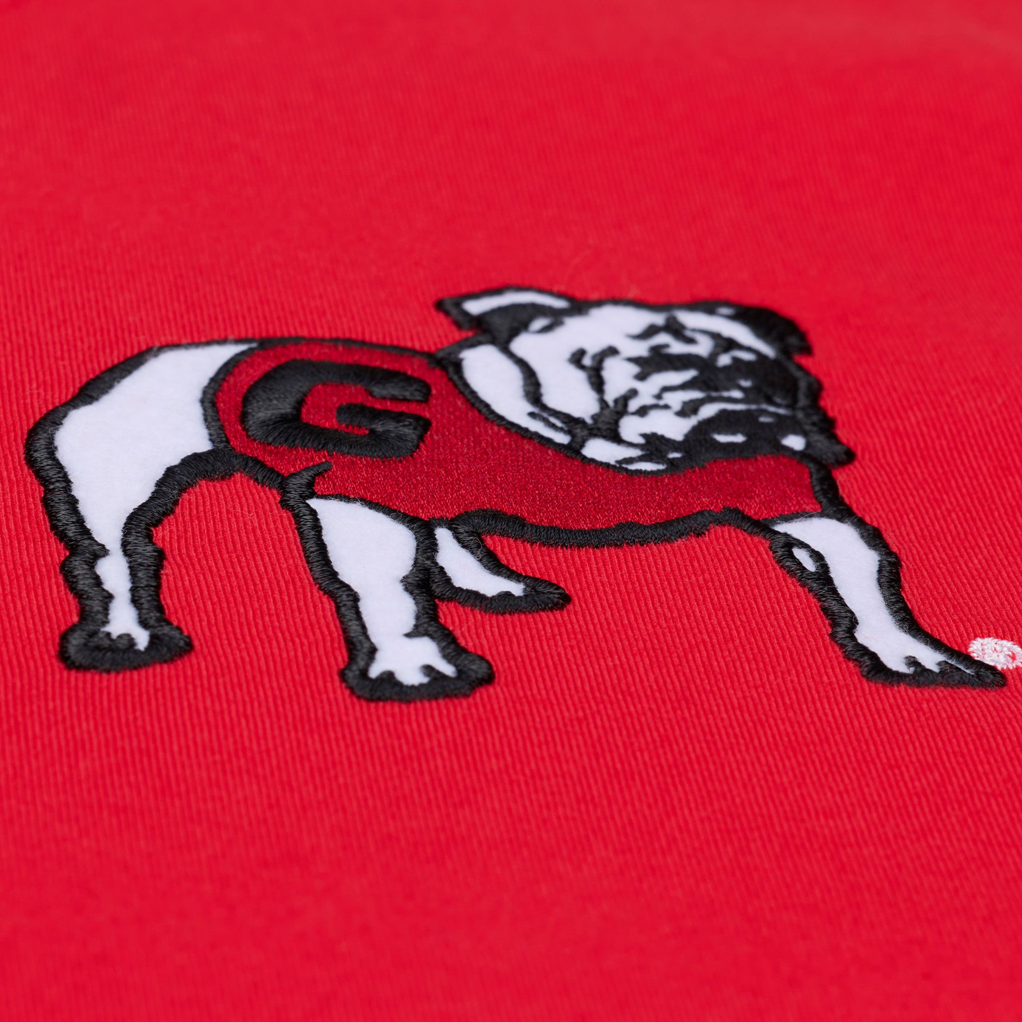 Mitchell & Ness Men's Georgia Bulldogs Red Playoff Win Premium T-Shirt product image