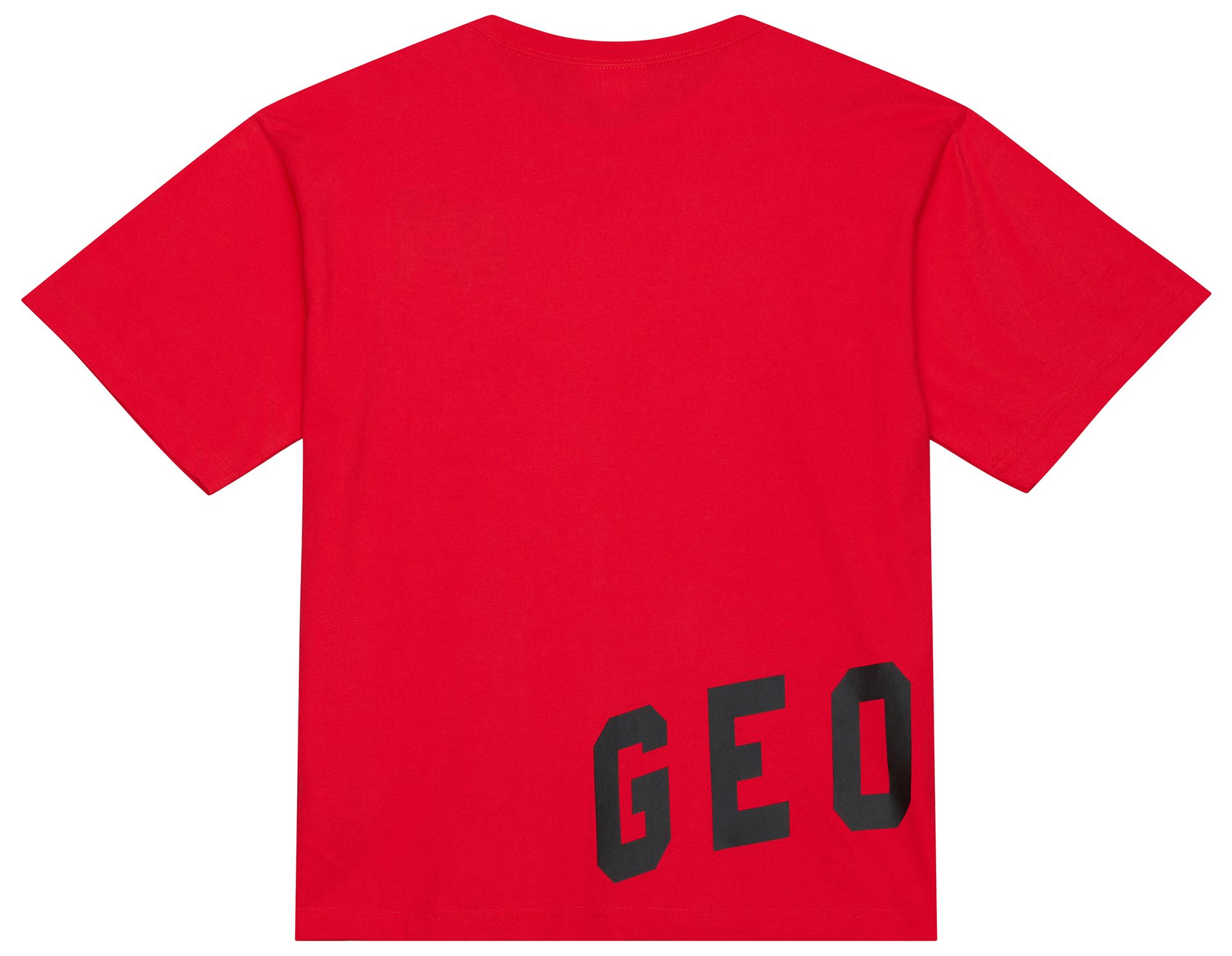 Mitchell & Ness Men's Georgia Bulldogs Red Playoff Win Premium T-Shirt product image