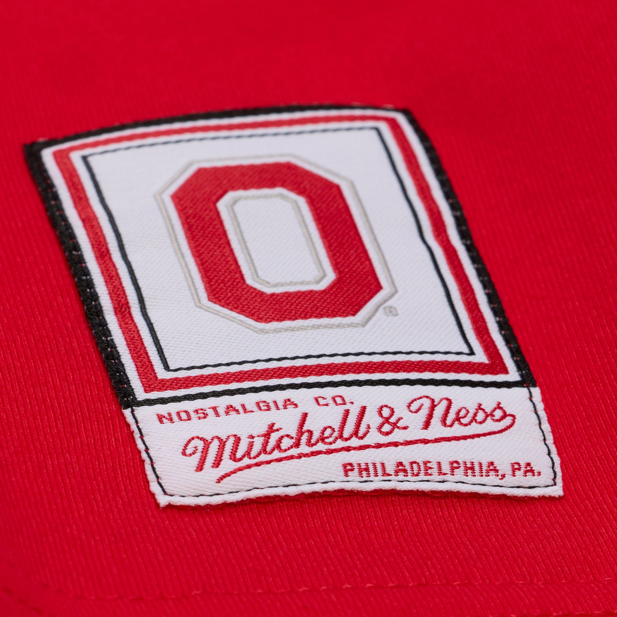 Mitchell & Ness Men's Ohio State Buckeyes University Red Playoff Win Premium T-Shirt product image