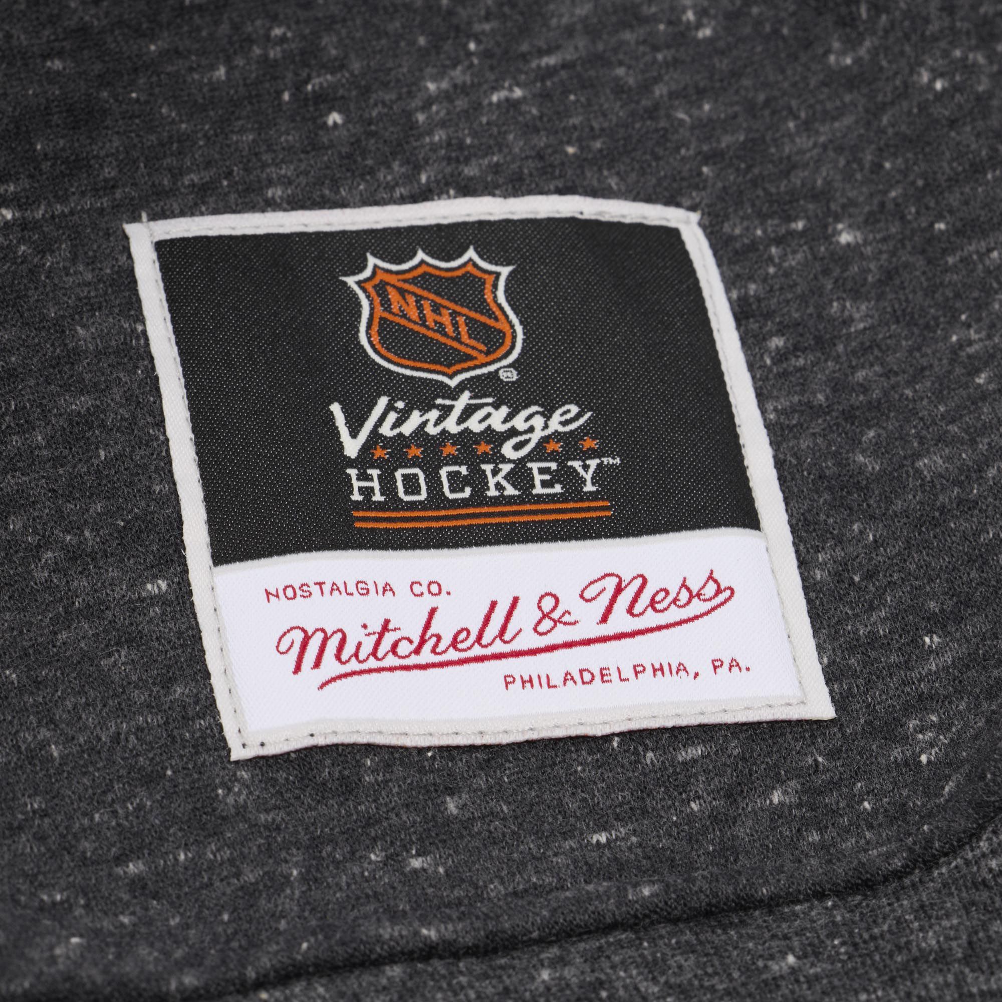 Mitchell & Ness Women's New York Rangers Dark Grey Snow Wash Fleece Crewneck Sweatshirt product image