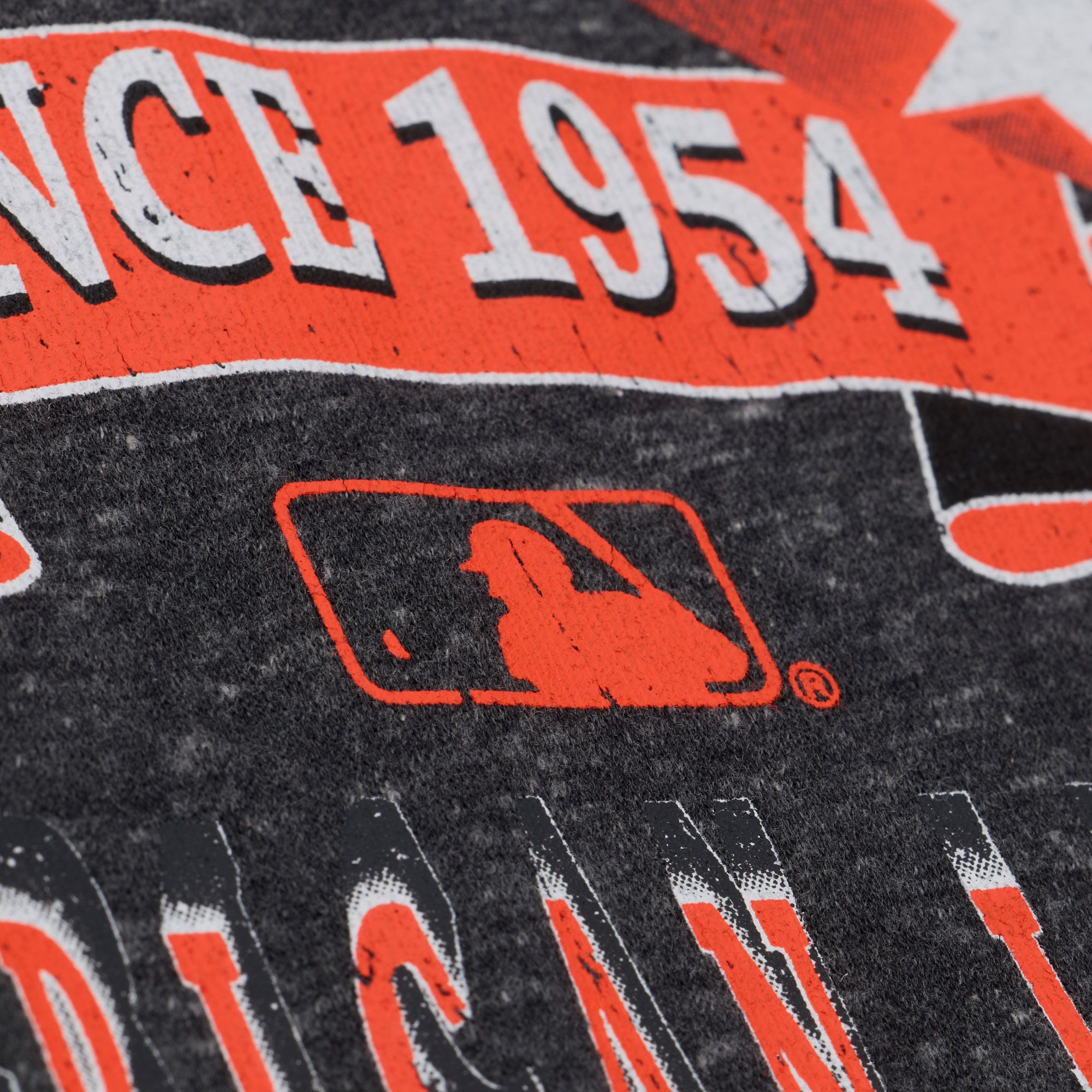 Mitchell & Ness Women's Baltimore Orioles Black Enxyme Star Crewneck Sweatshirt product image