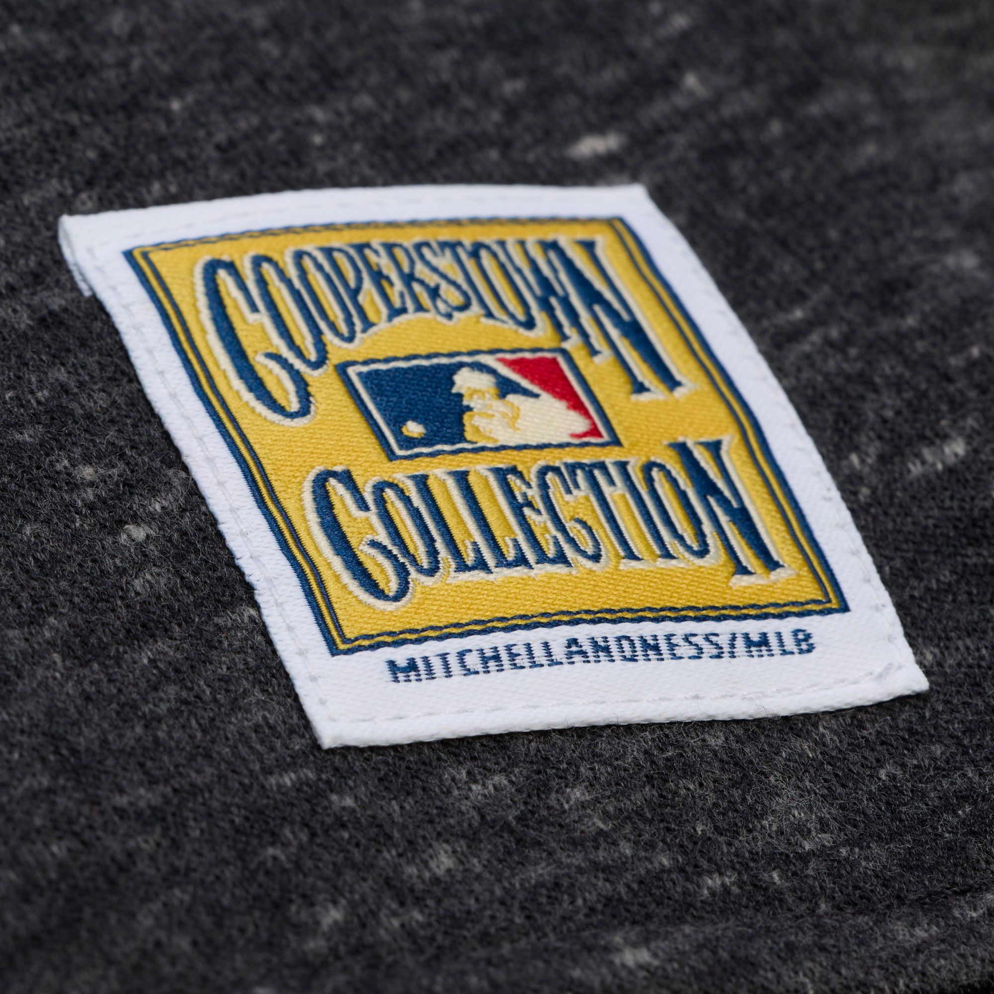 Mitchell & Ness Women's Los Angeles Dodgers Black Enxyme Star Crewneck Sweatshirt product image