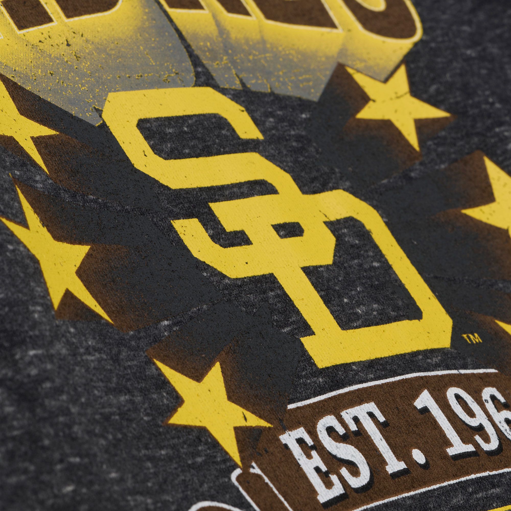 Mitchell & Ness Women's San Diego Padres Black Enxyme Star Crewneck Sweatshirt product image