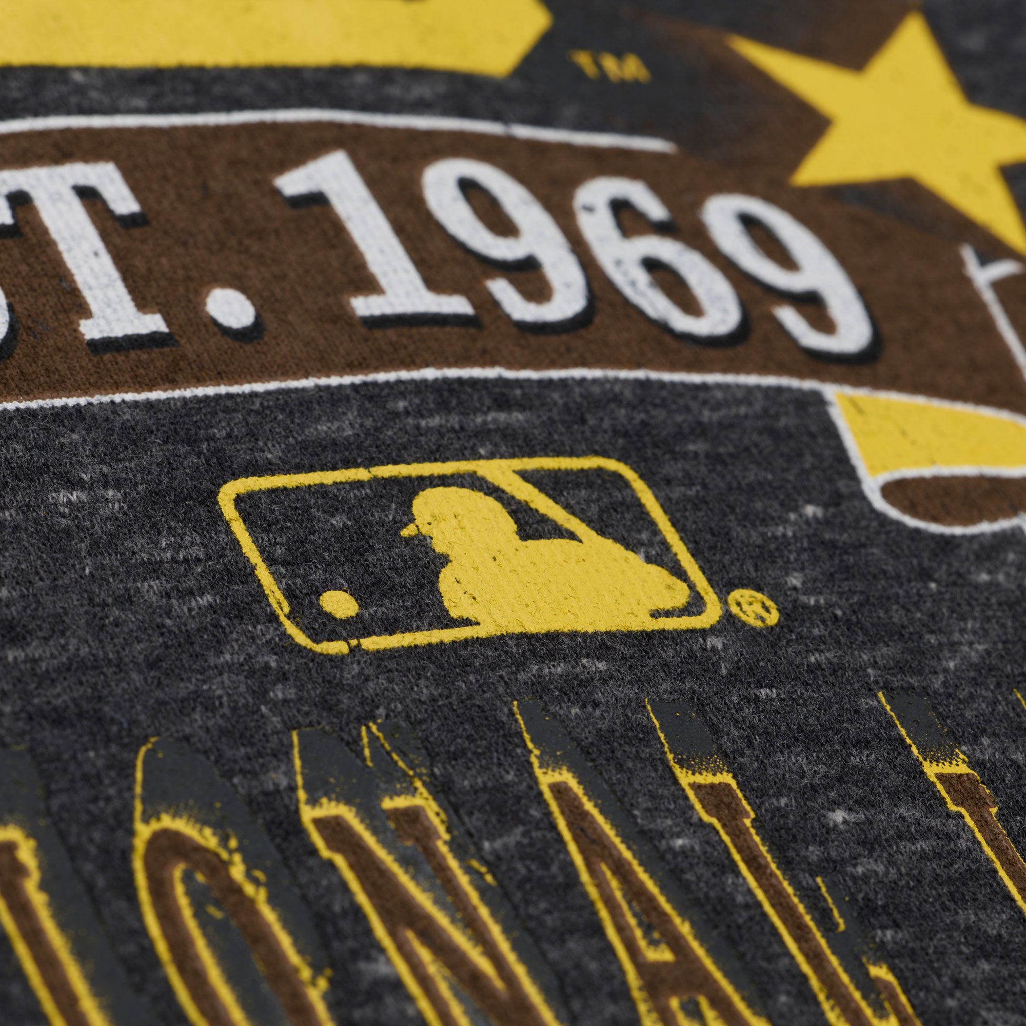 Mitchell & Ness Women's San Diego Padres Black Enxyme Star Crewneck Sweatshirt product image