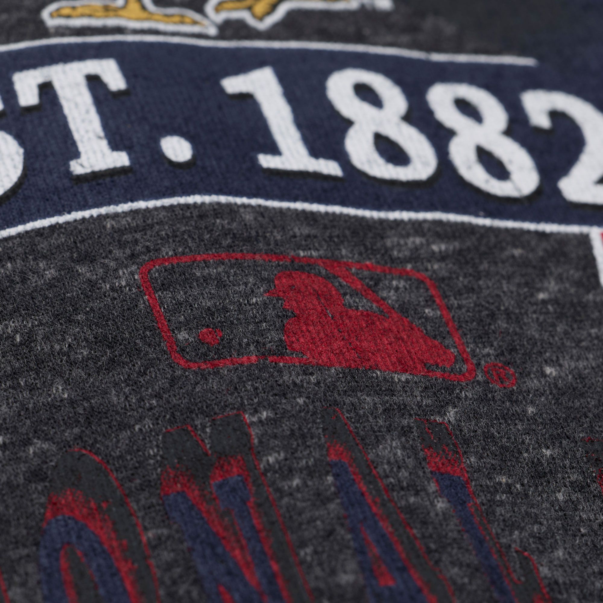 Mitchell & Ness Women's St. Louis Cardinals Black Enxyme Star Crewneck Sweatshirt product image