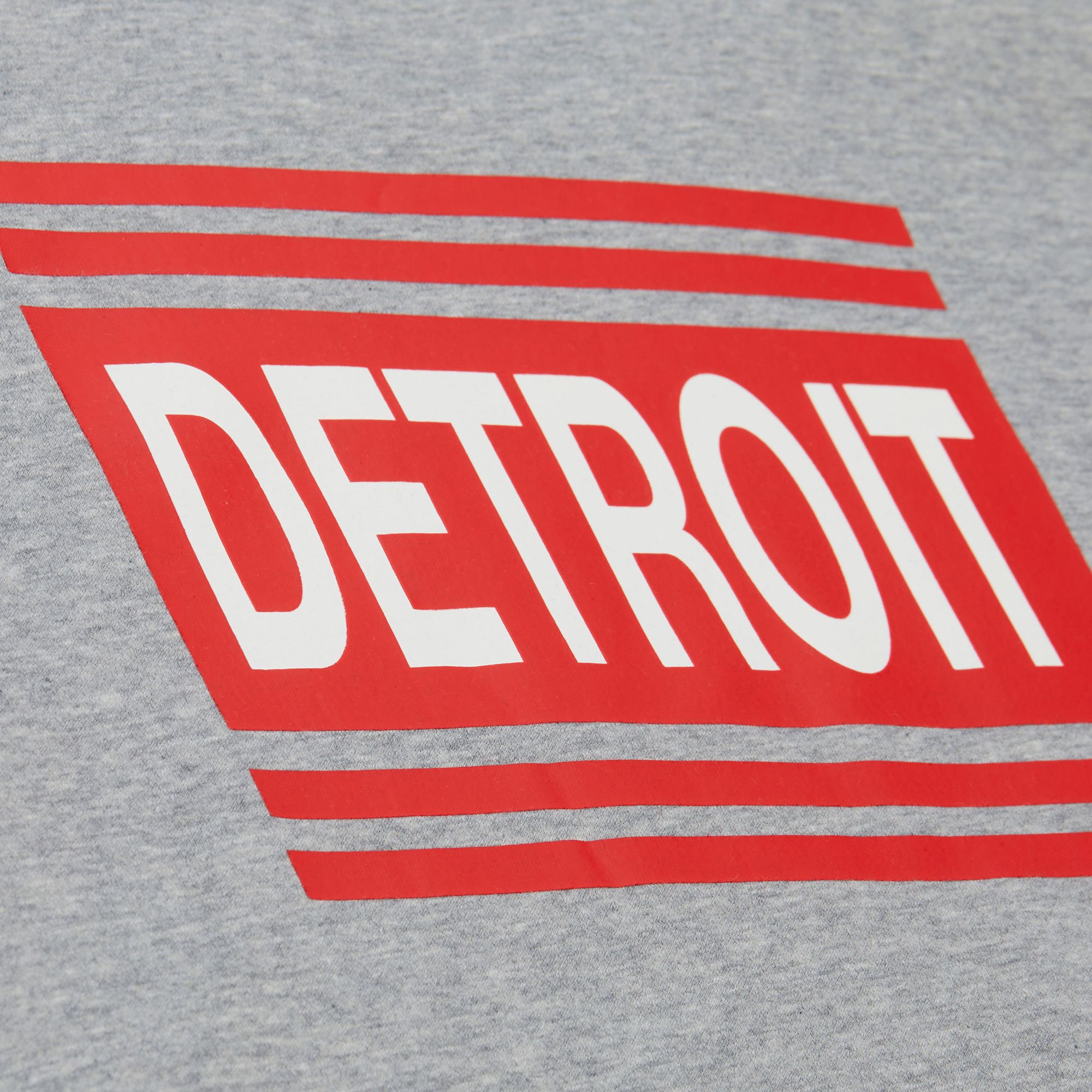 Mitchell & Ness Men's Detroit Red Wings Grey All In Walk Off Fleece Crewneck Sweatshirt product image