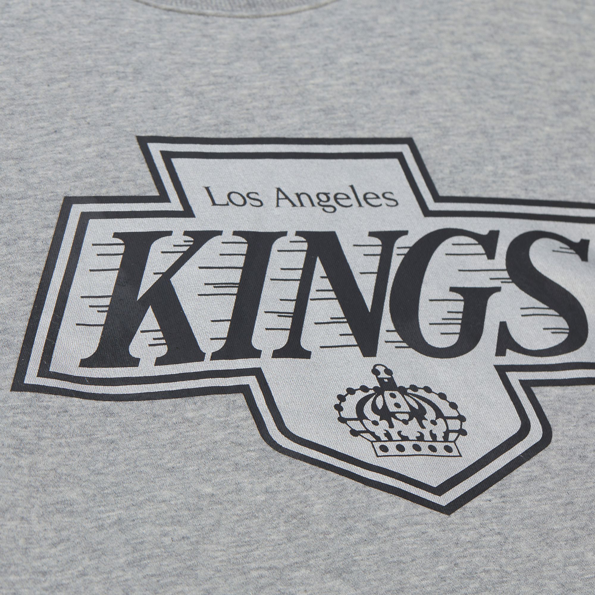 Mitchell & Ness Men's Los Angeles Kings Grey All In Walk Off Fleece Crewneck Sweatshirt product image