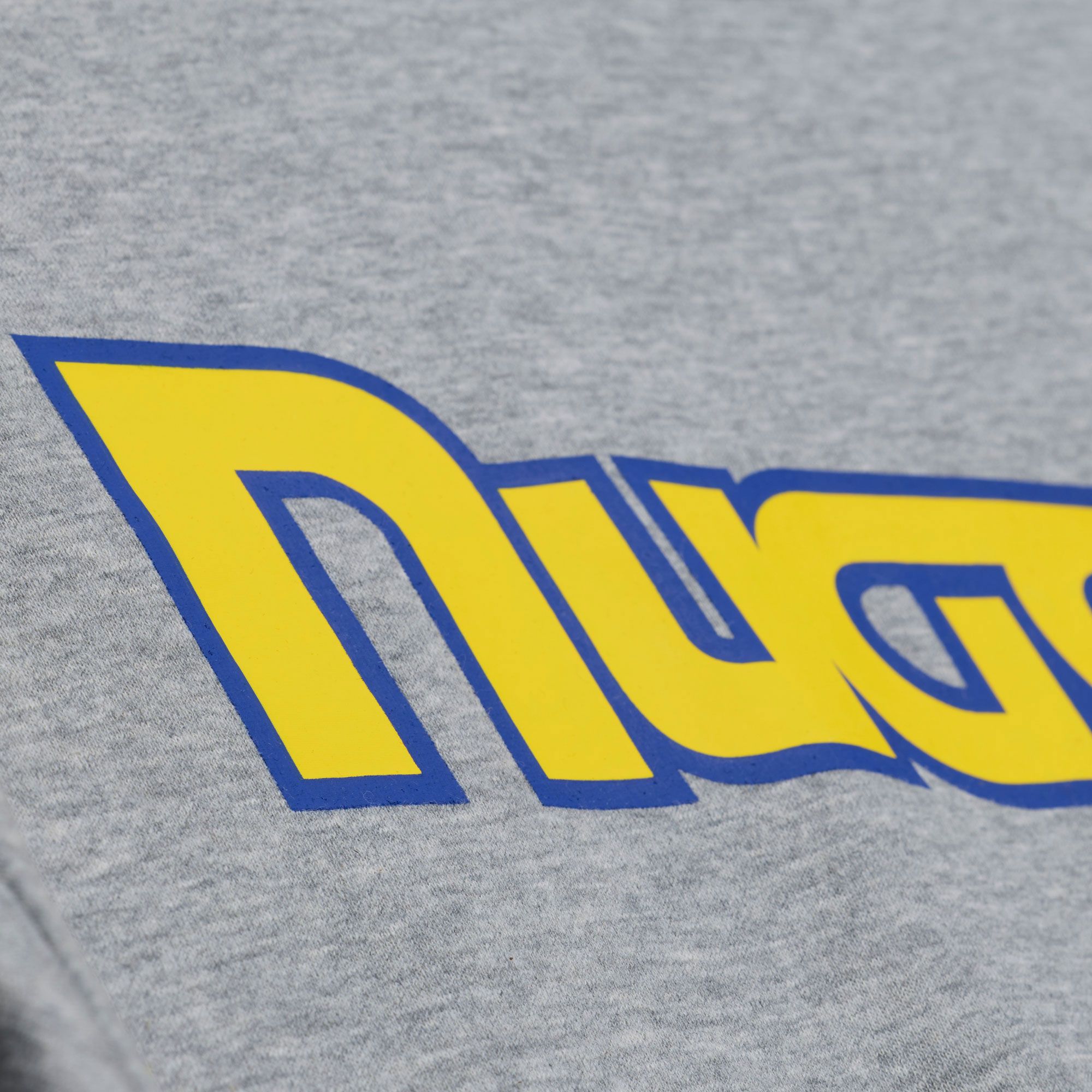 Mitchell & Ness Men's Denver Nuggets Grey All In Crewneck Sweatshirt product image
