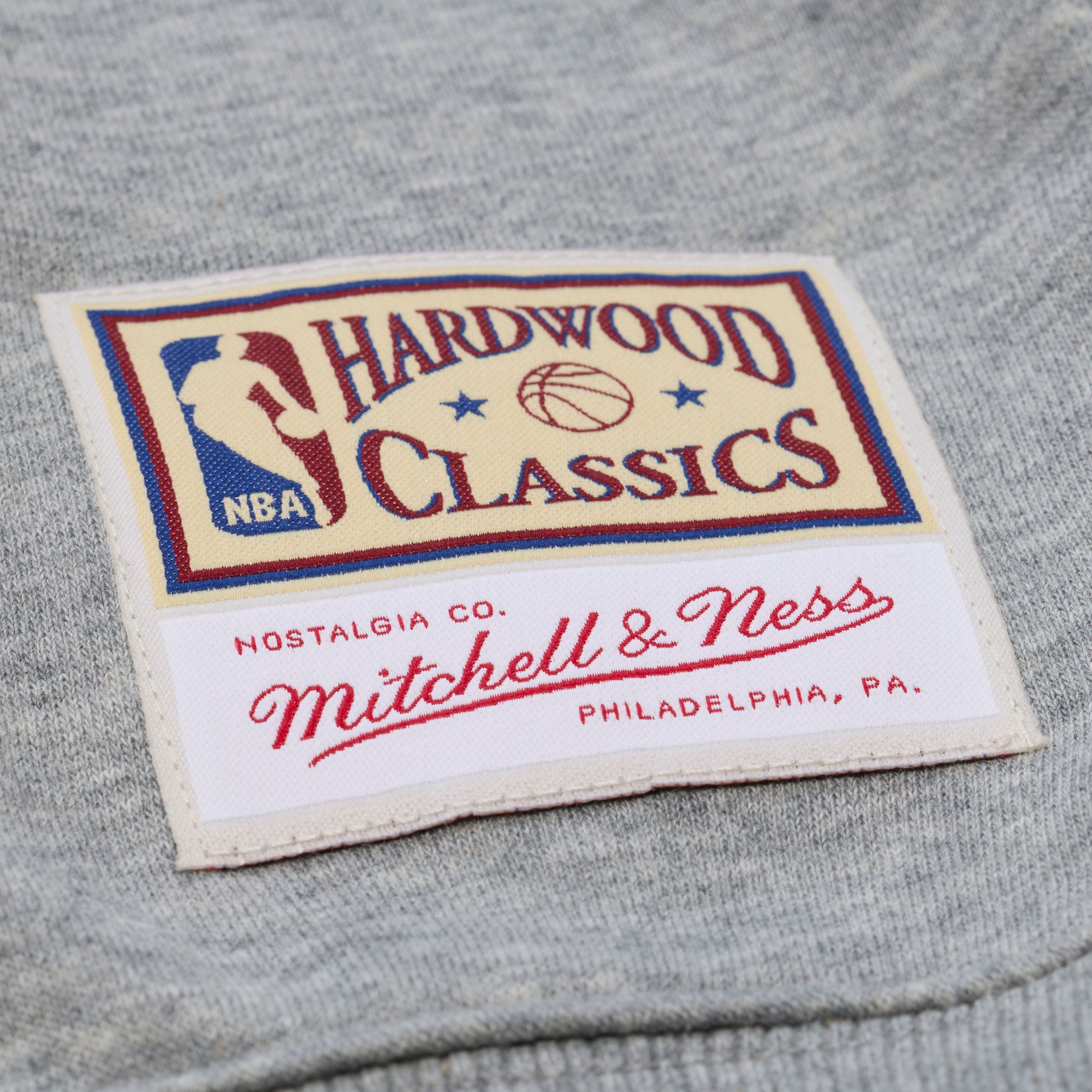 Mitchell & Ness Men's Denver Nuggets Grey All In Crewneck Sweatshirt product image