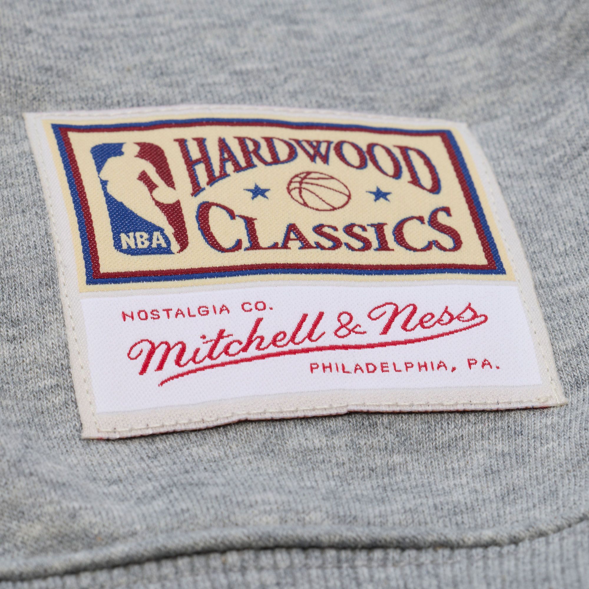 Mitchell & Ness Men's Detroit Pistons Grey All In Crewneck Sweatshirt product image