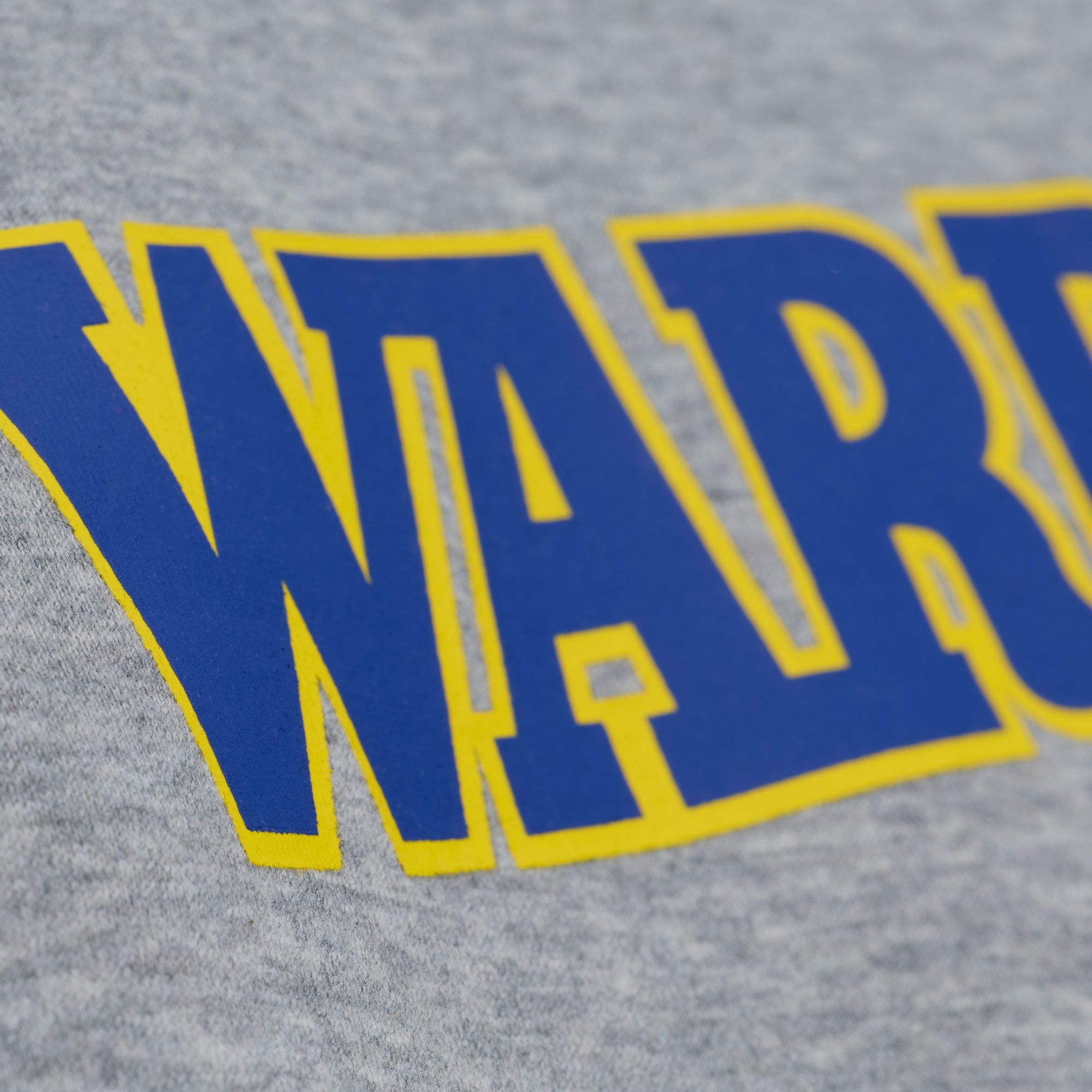 Mitchell & Ness Men's Golden State Warriors Grey All In Crewneck Sweatshirt product image