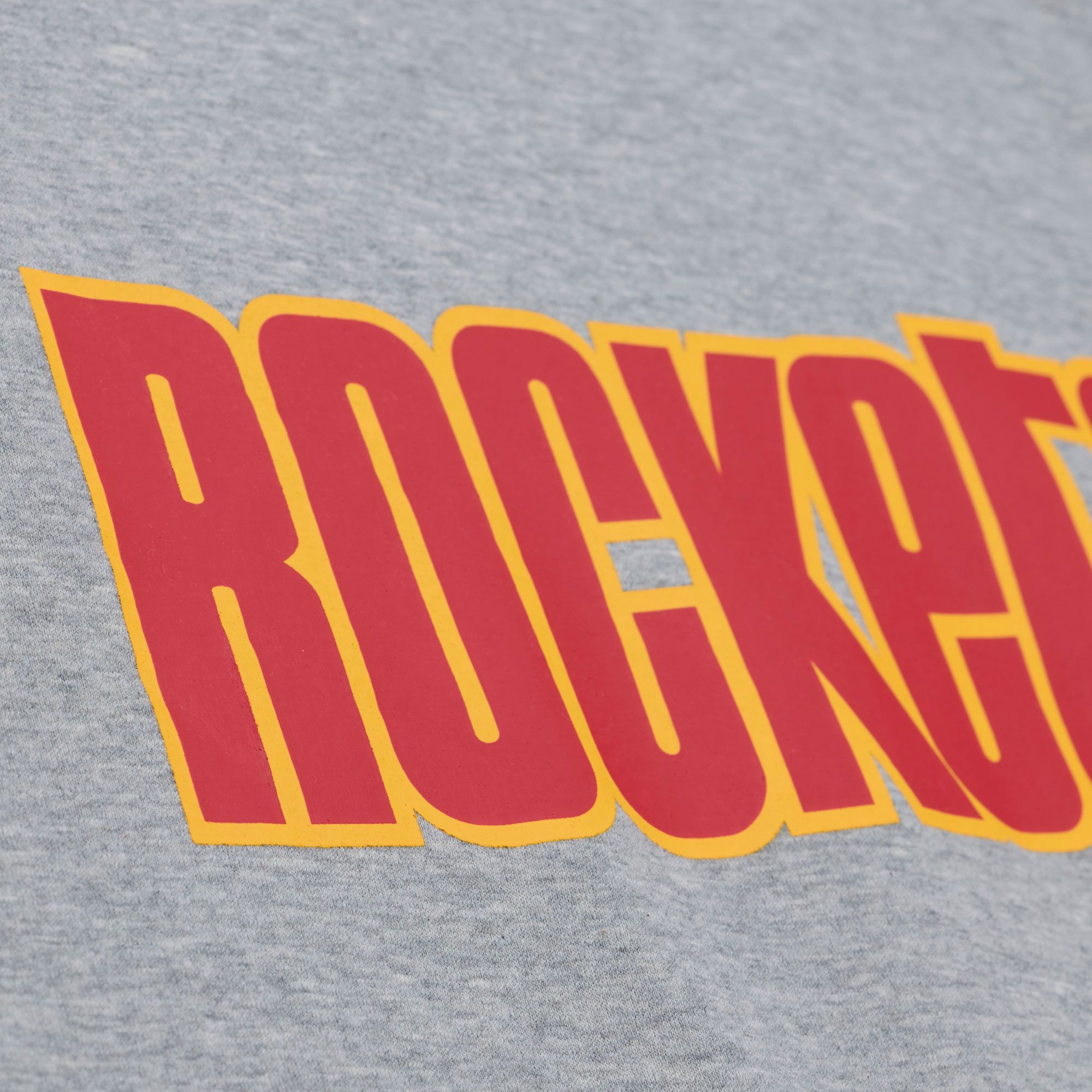 Mitchell & Ness Men's Houston Rockets Grey All In Crewneck Sweatshirt product image