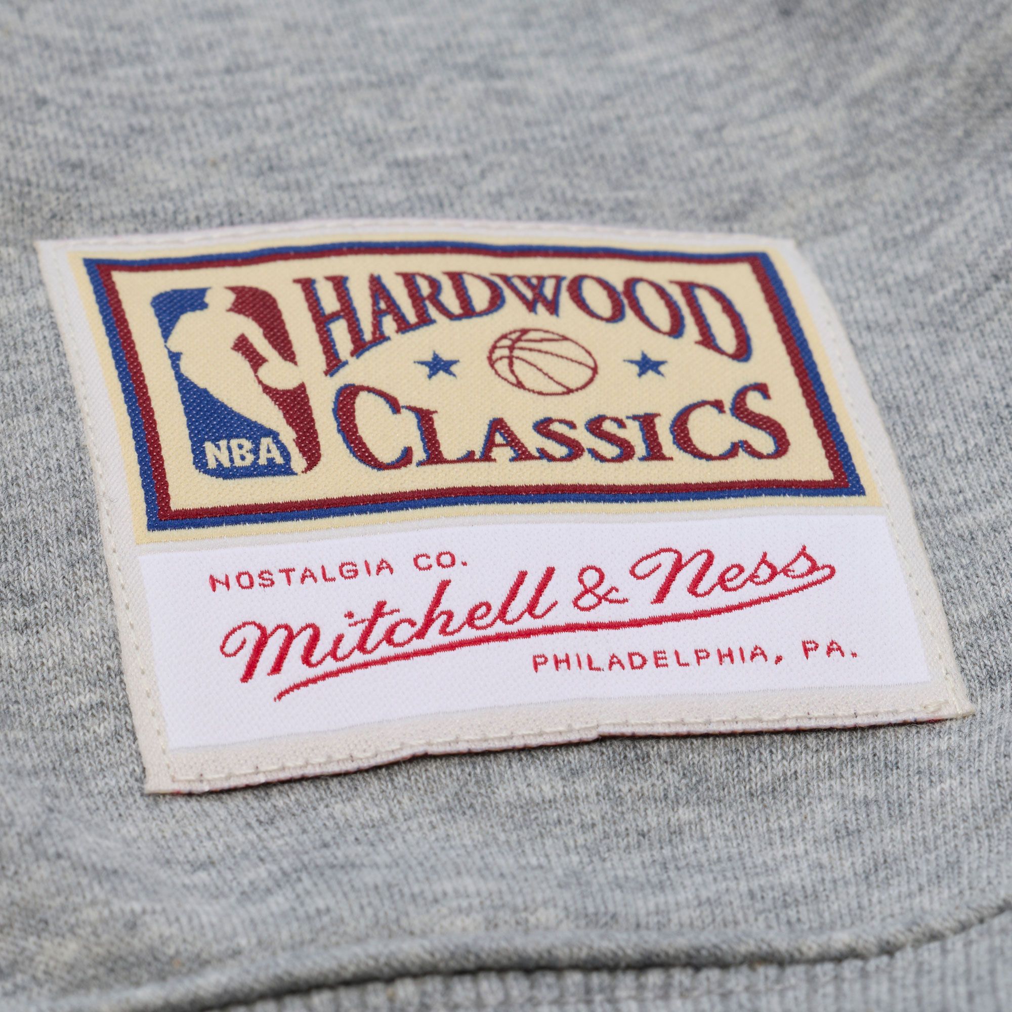 Mitchell & Ness Men's Philadelphia 76ers Grey All In Crewneck Sweatshirt product image