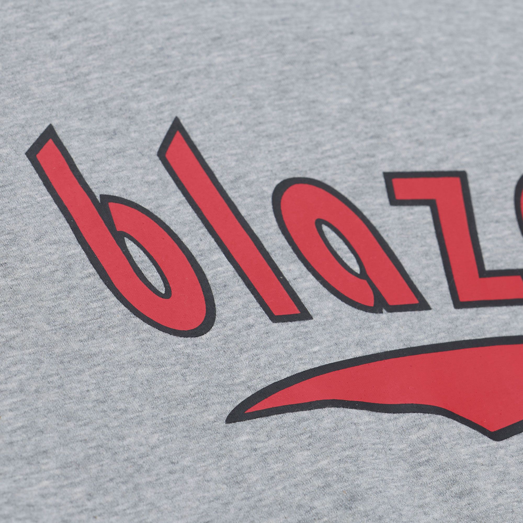 Mitchell & Ness Men's Portland Trail Blazers Grey All In Crewneck Sweatshirt product image