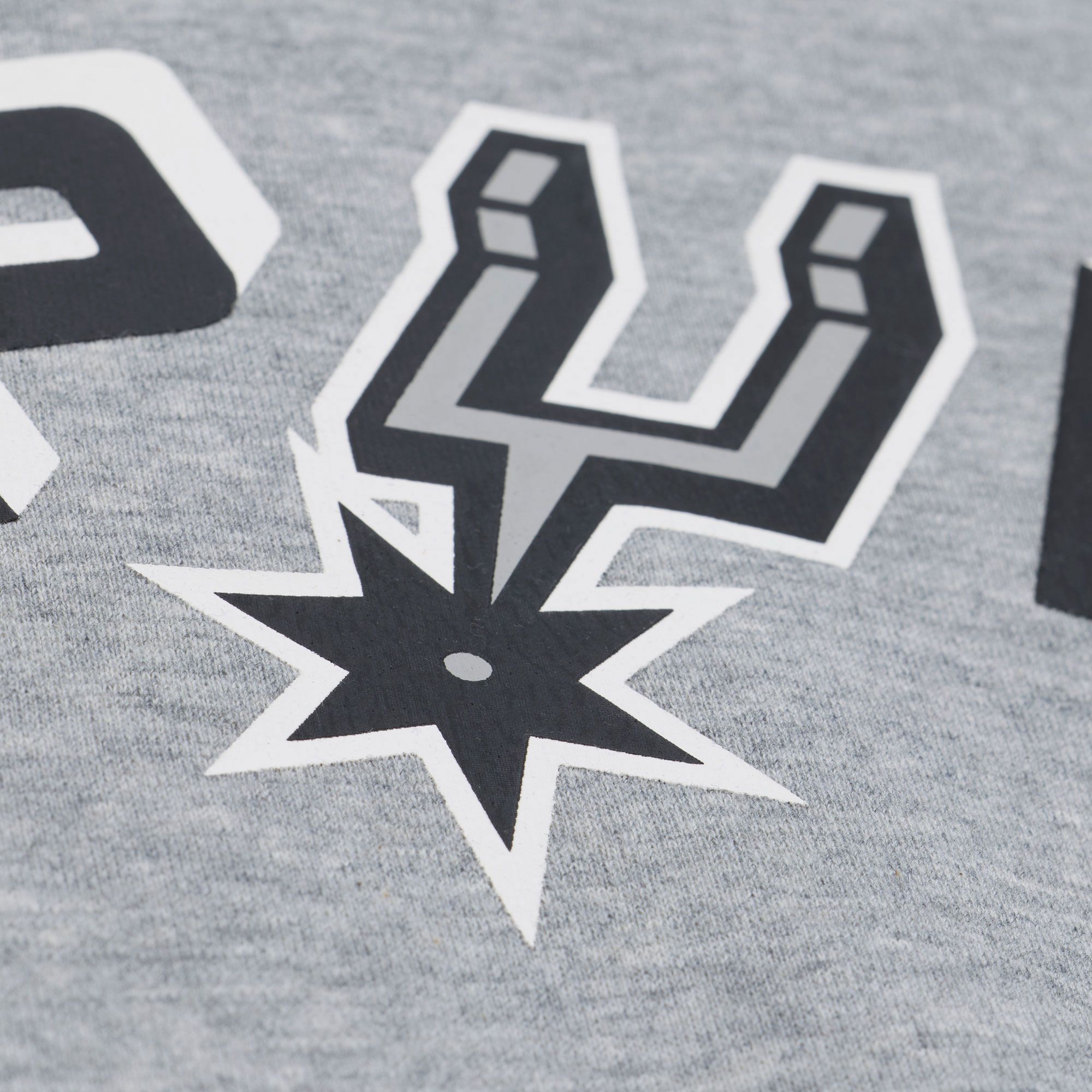 Mitchell & Ness Men's San Antonio Spurs Grey All In Crewneck Sweatshirt product image