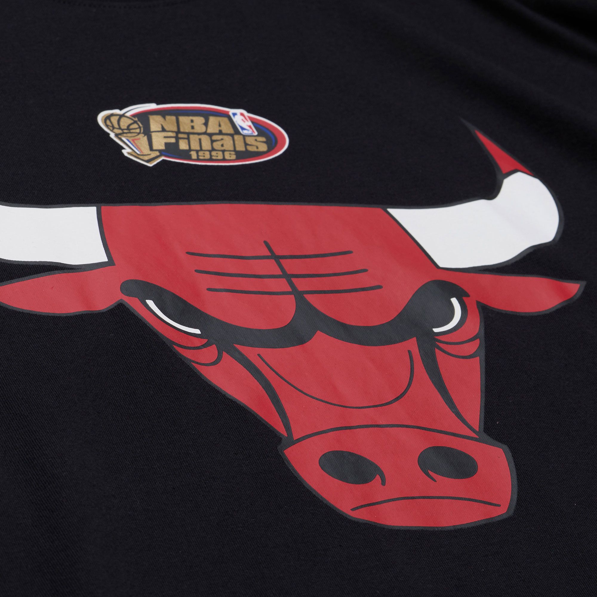 Mitchell & Ness Men's Chicago Bulls Black All In Long Sleeve T-Shirt product image