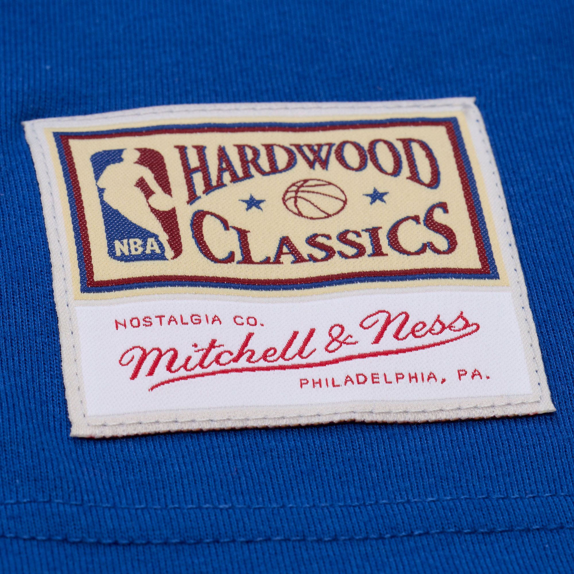 Mitchell & Ness Men's Golden State Warriors Royal All In Long Sleeve T-Shirt product image