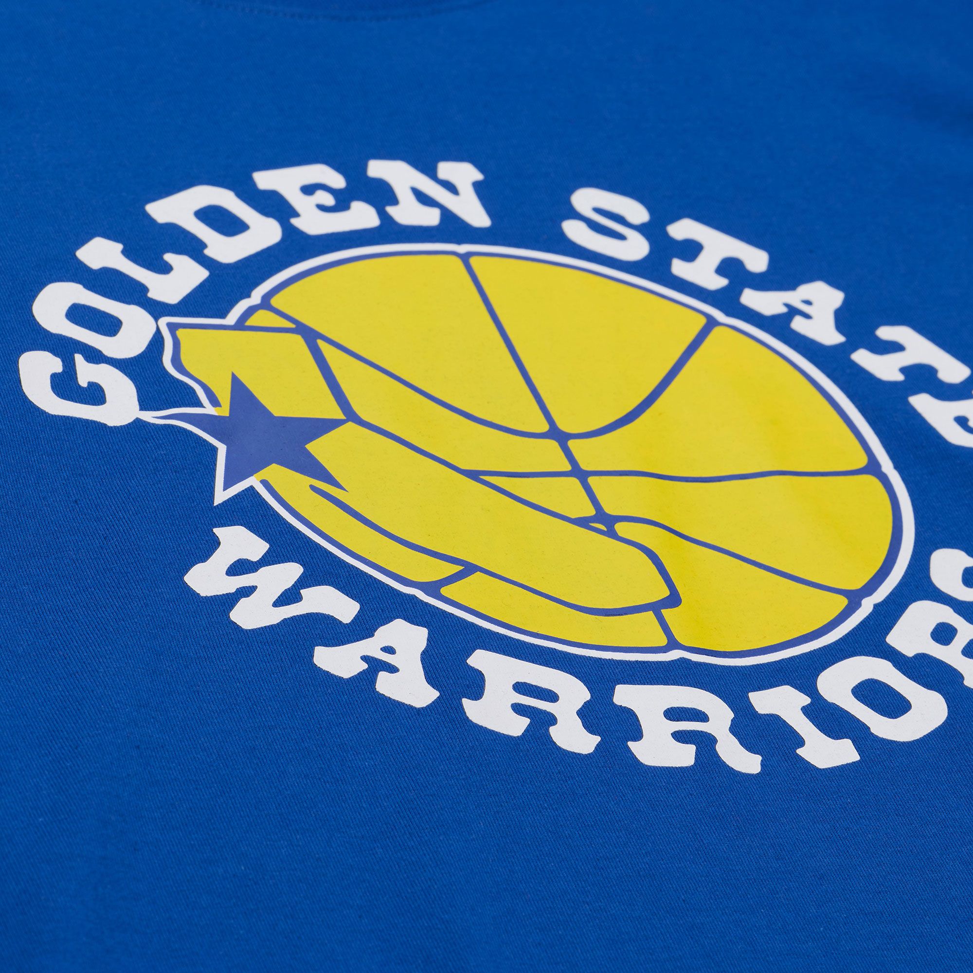 Mitchell & Ness Men's Golden State Warriors Royal All In Long Sleeve T-Shirt product image