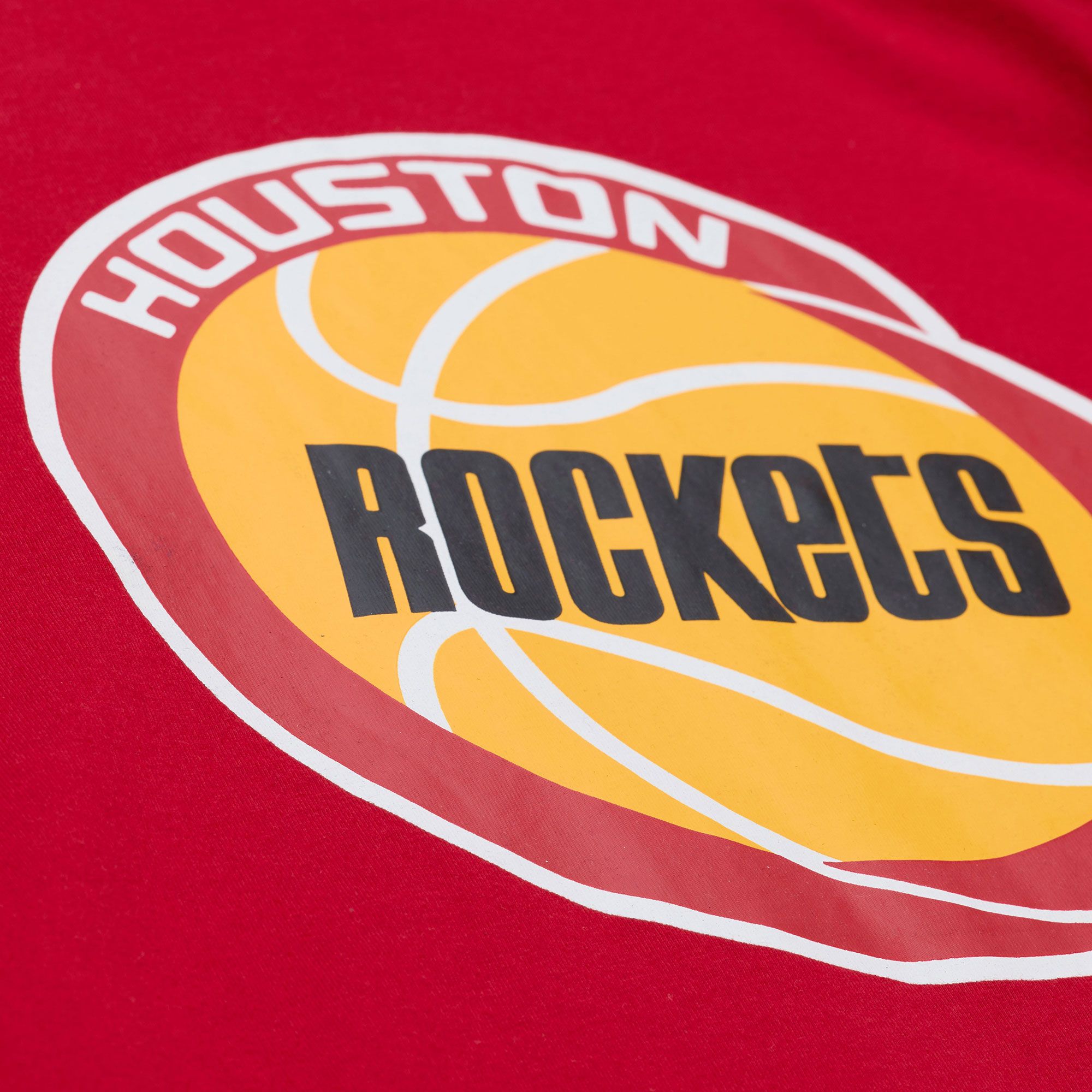 Mitchell & Ness Men's Houston Rockets Red All In Long Sleeve T-Shirt product image
