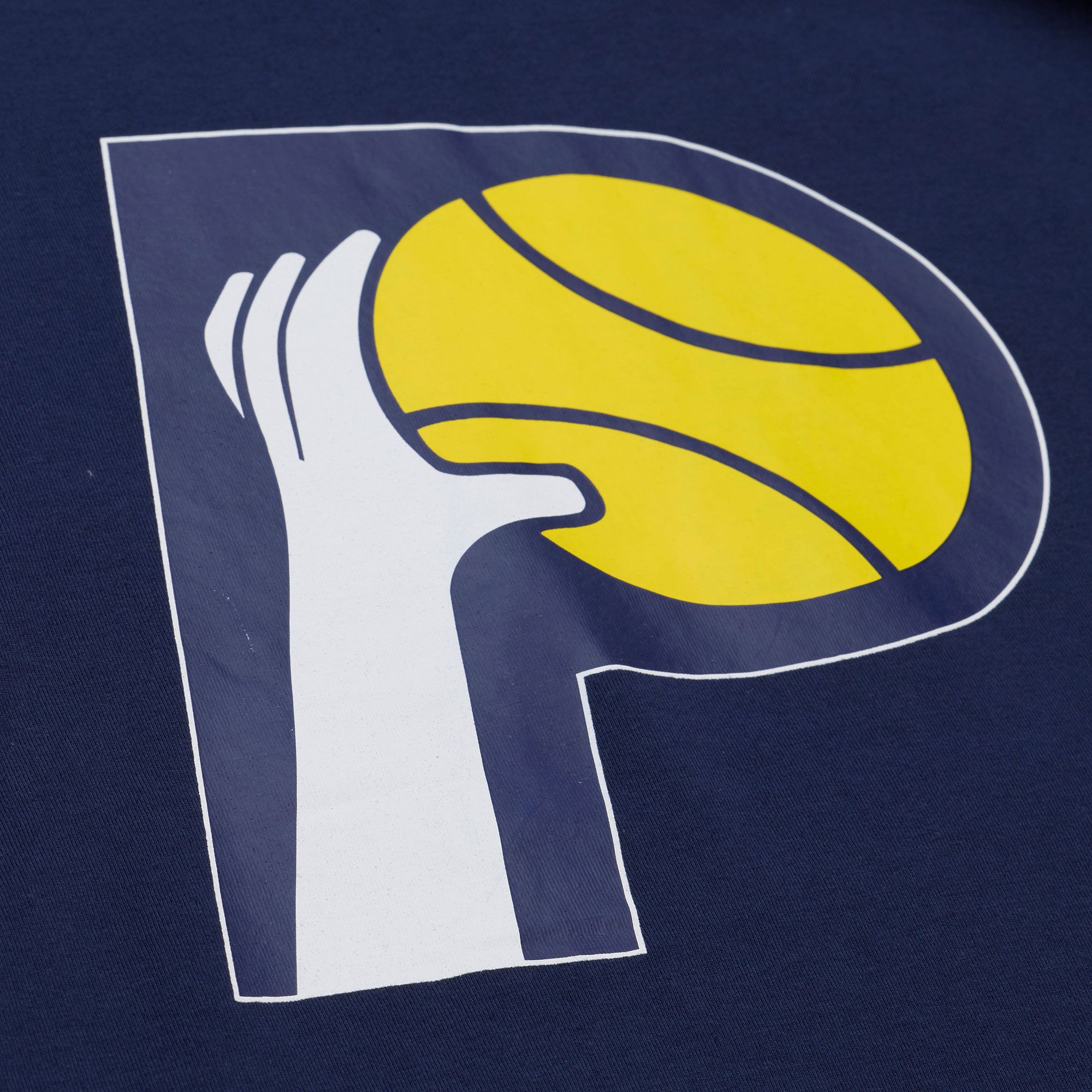 Mitchell & Ness Men's Indiana Pacers Navy All In Long Sleeve T-Shirt product image