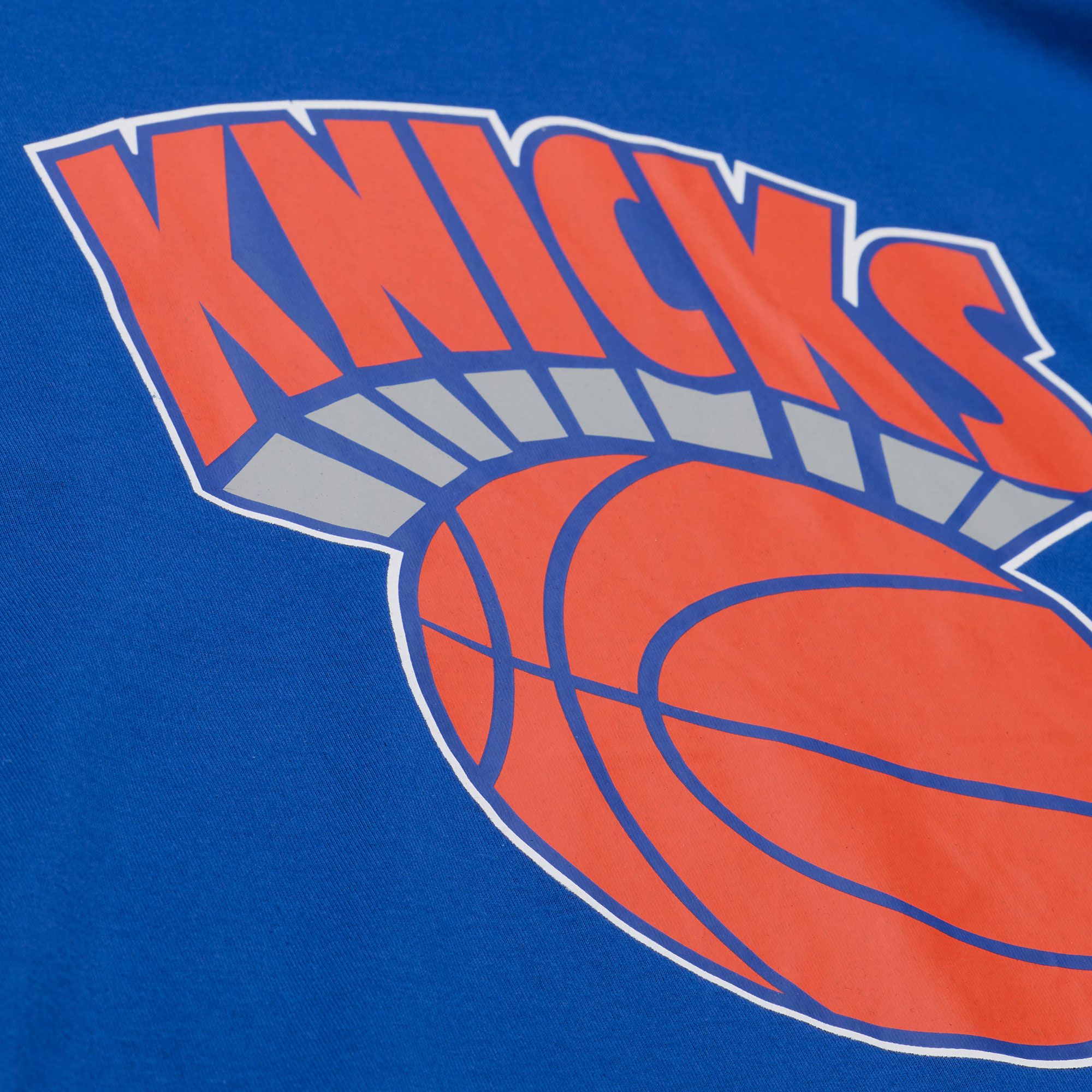 Mitchell & Ness Men's New York Knicks Royal All In Long Sleeve T-Shirt product image