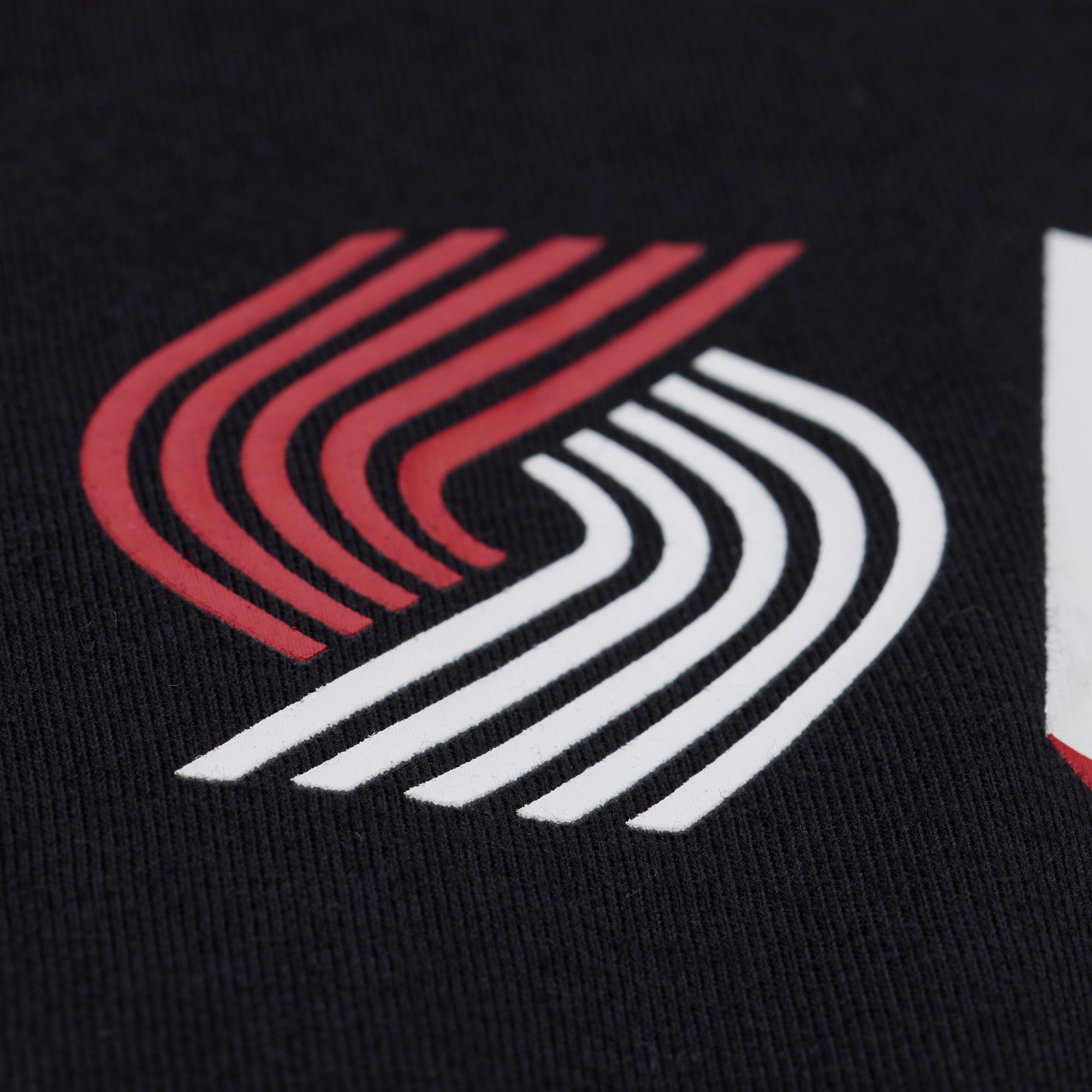 Mitchell & Ness Men's Portland Trail Blazers Black All In Long Sleeve T-Shirt product image