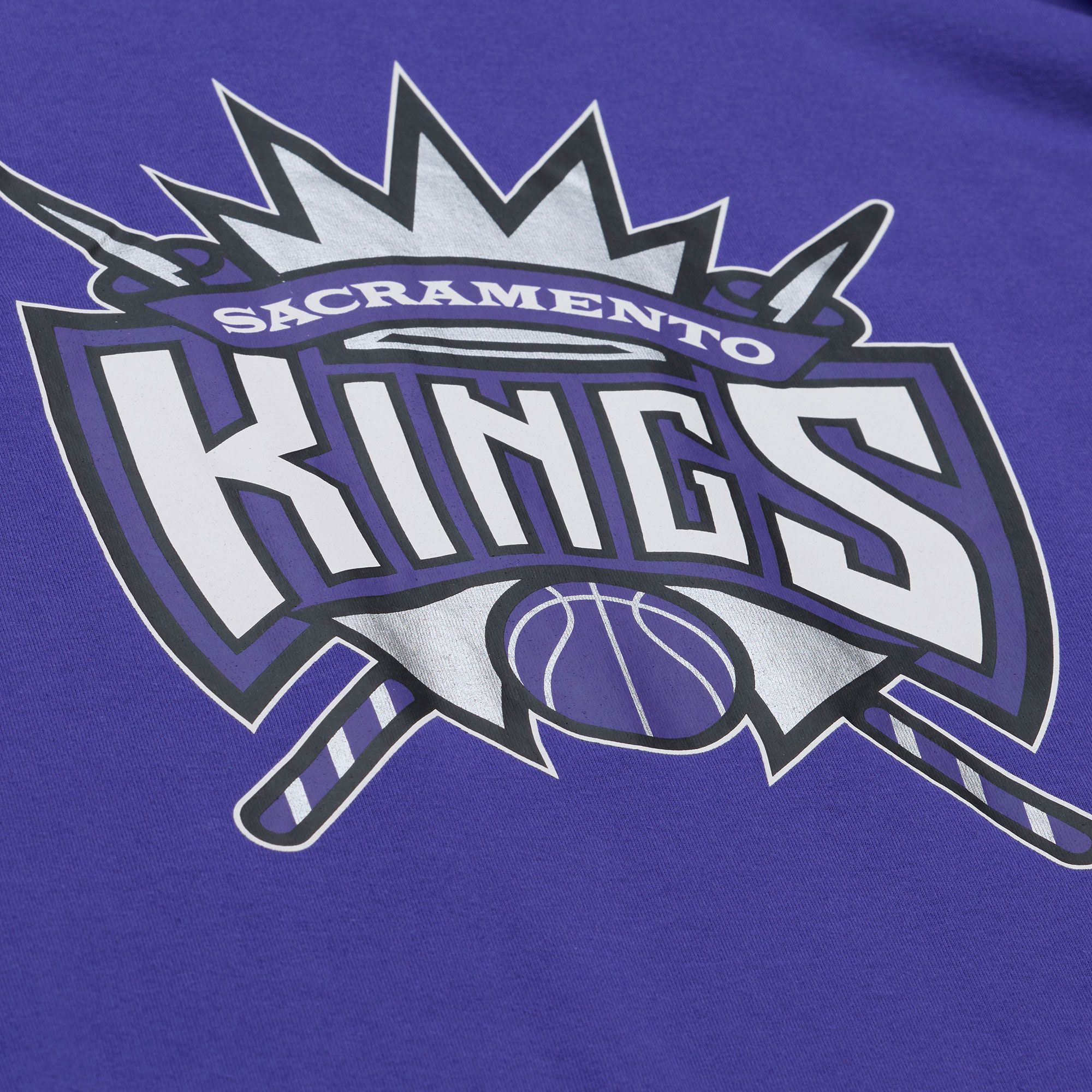 Mitchell & Ness Men's Sacramento Kings Purple All In Long Sleeve T-Shirt product image