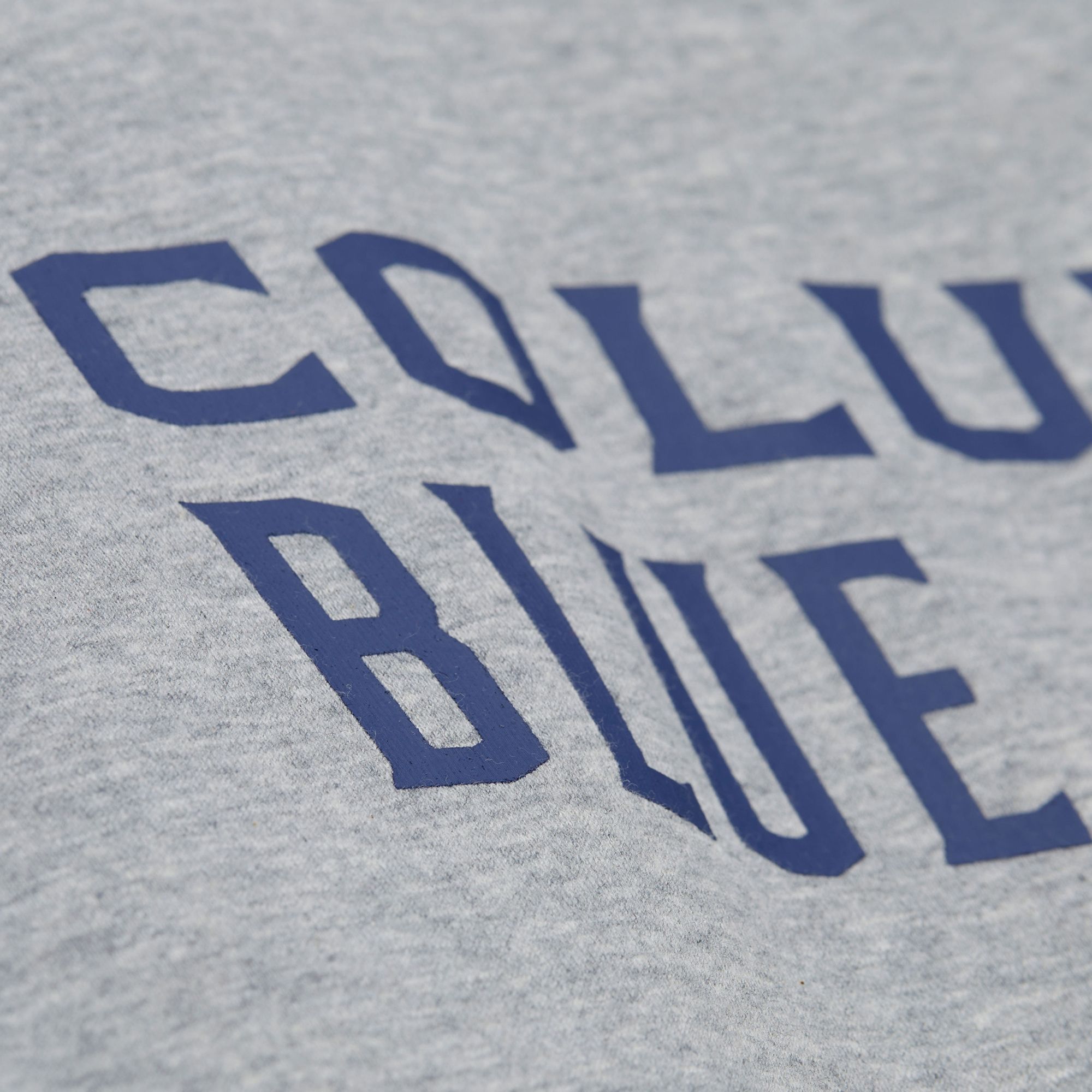 Mitchell & Ness Men's Columbus Blue Jackets Grey All In Walk Off Fleece Crewneck Sweatshirt product image