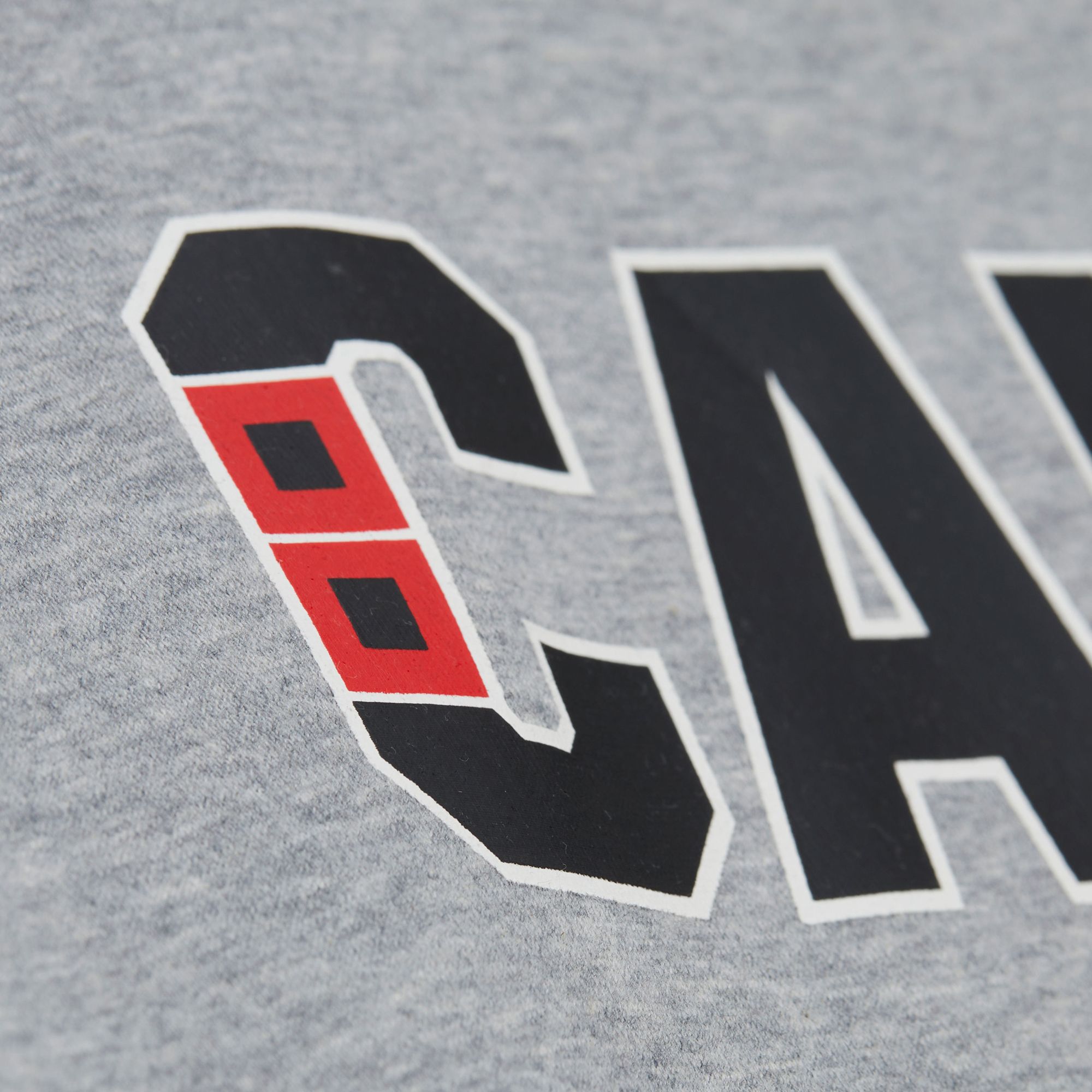 Mitchell & Ness Men's Carolina Hurricanes Grey All In Walk Off Fleece Crewneck Sweatshirt product image