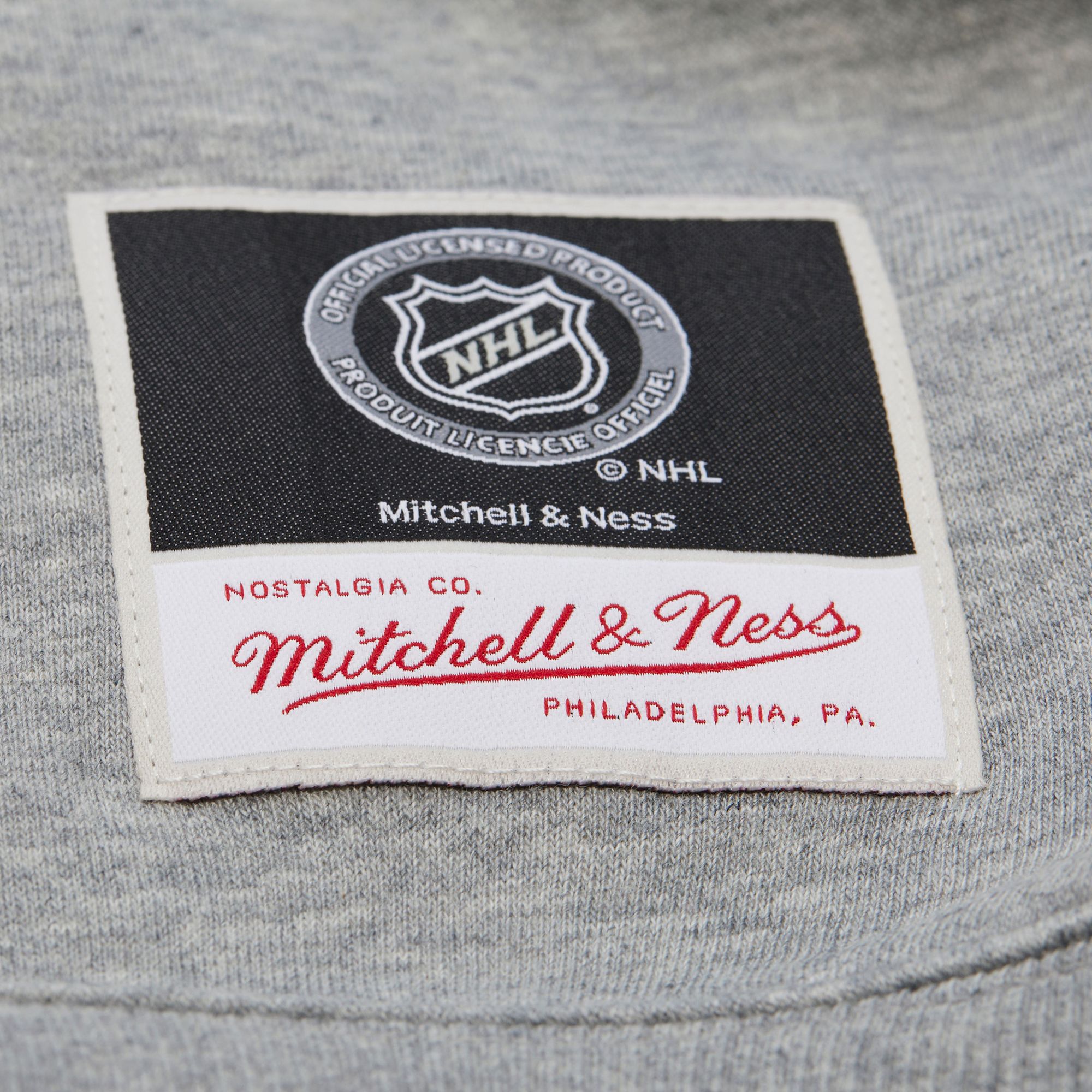 Mitchell & Ness Men's Florida Panthers Grey All In Walk Off Fleece Crewneck Sweatshirt product image