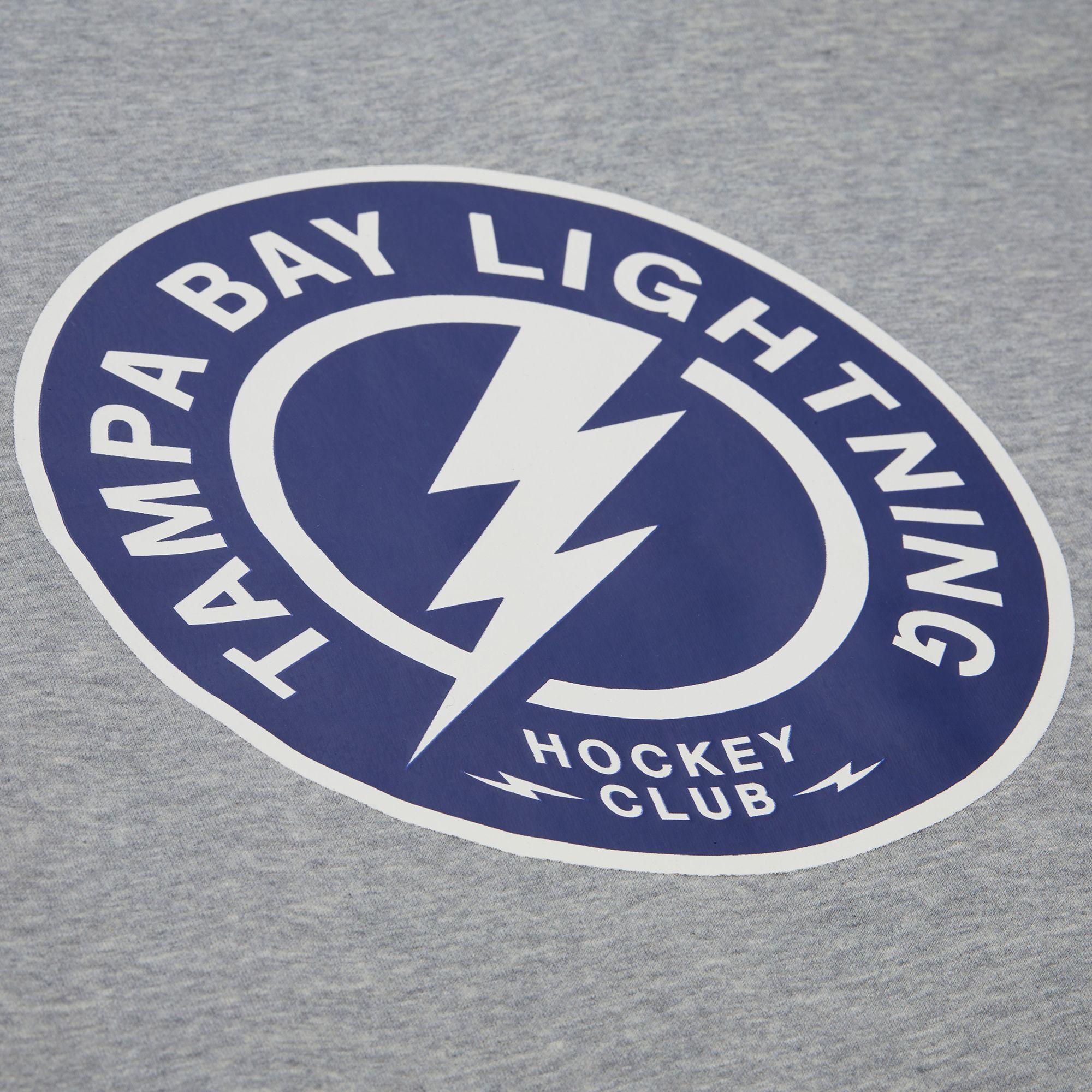 Mitchell & Ness Men's Tampa Bay Lightning Grey All In Walk Off Fleece Crewneck Sweatshirt product image