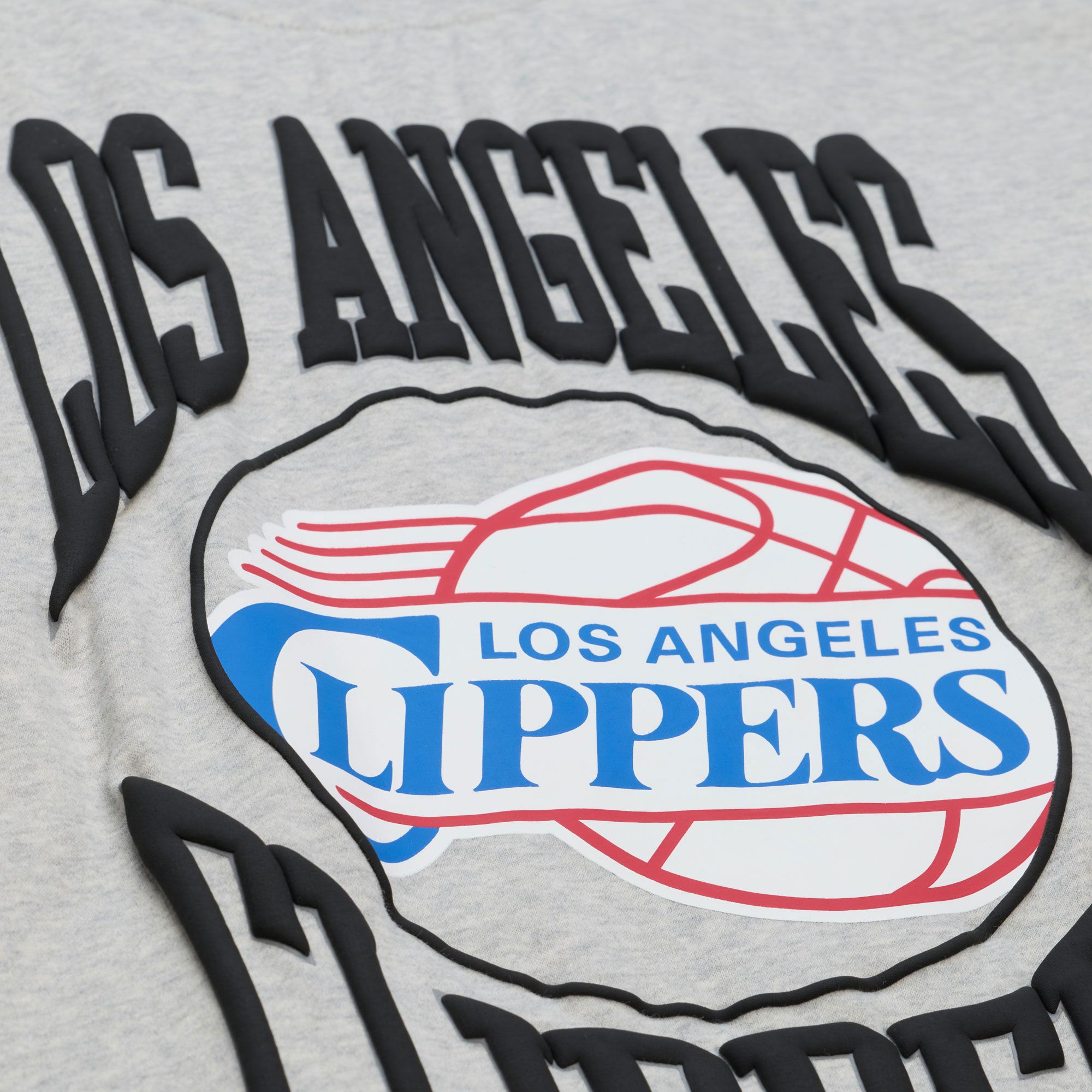 Mitchell & Ness Women's Los Angeles Clippers Grey Retro Crewneck Sweatshirt product image