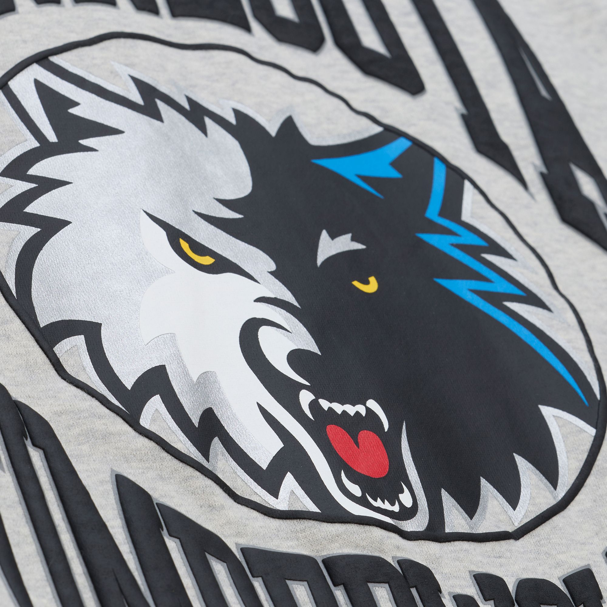 Mitchell & Ness Women's Minnesota Timberwolves Grey Crewneck Sweatshirt product image