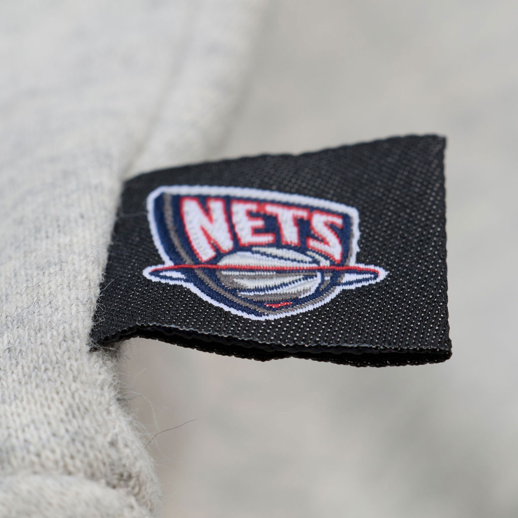 Mitchell & Ness Women's Brooklyn Nets Grey Retro Crewneck Sweatshirt product image