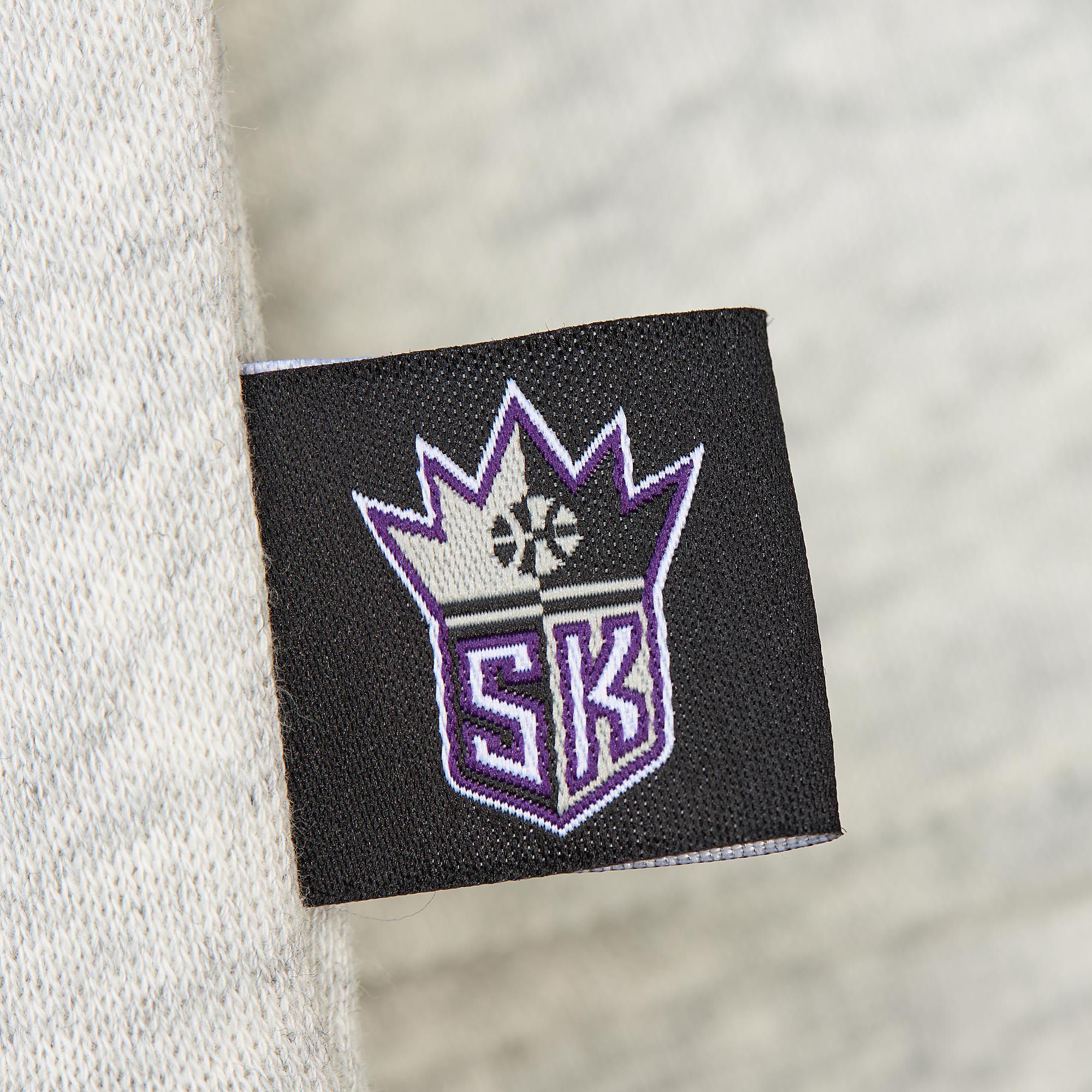 Mitchell & Ness Women's Sacramento Kings Grey Retro Crewneck Sweatshirt product image