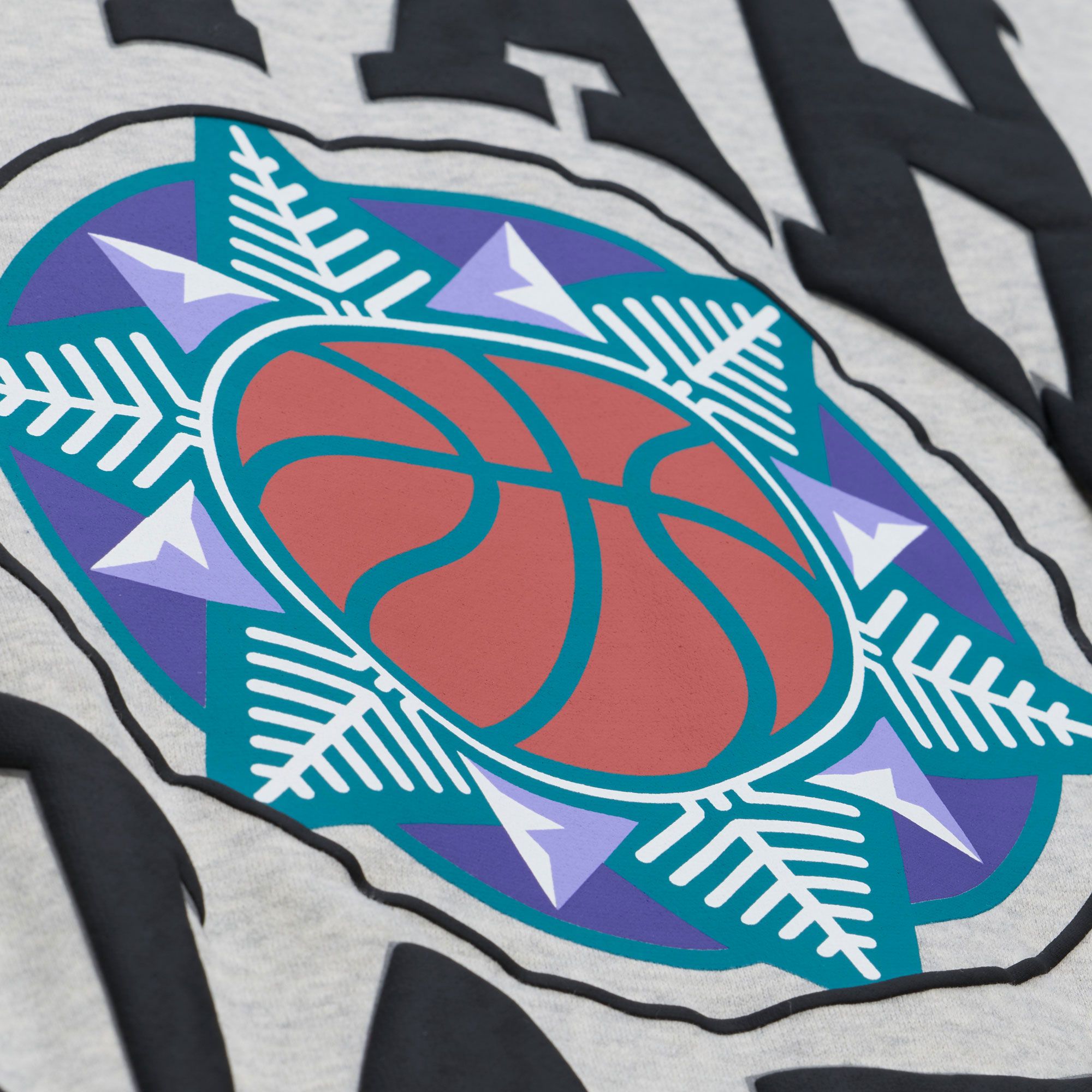 Mitchell & Ness Women's Utah Jazz Grey Retro Crewneck Sweatshirt product image