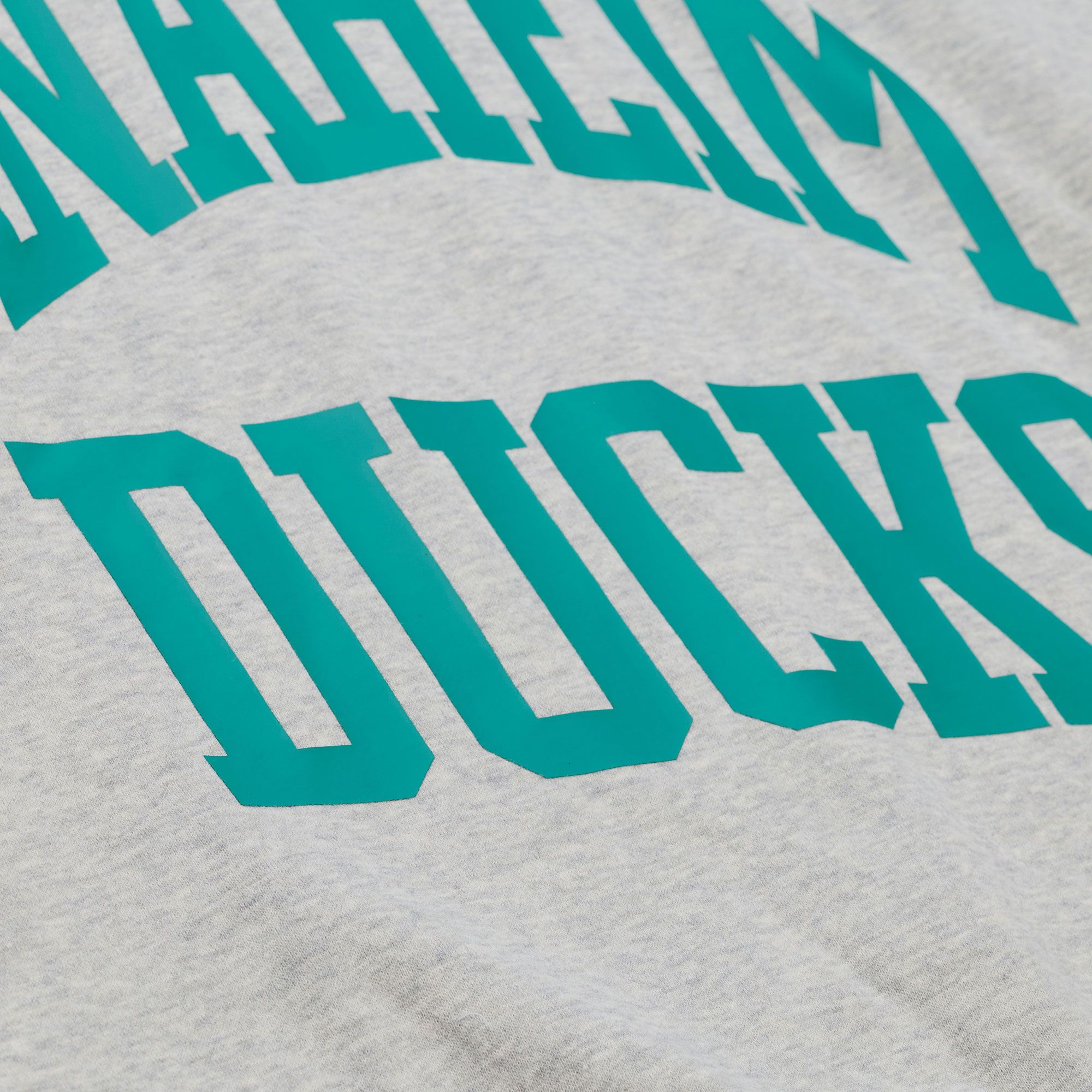 Mitchell & Ness Women's Anaheim Ducks Grey Logo Crewneck Sweatshirt product image