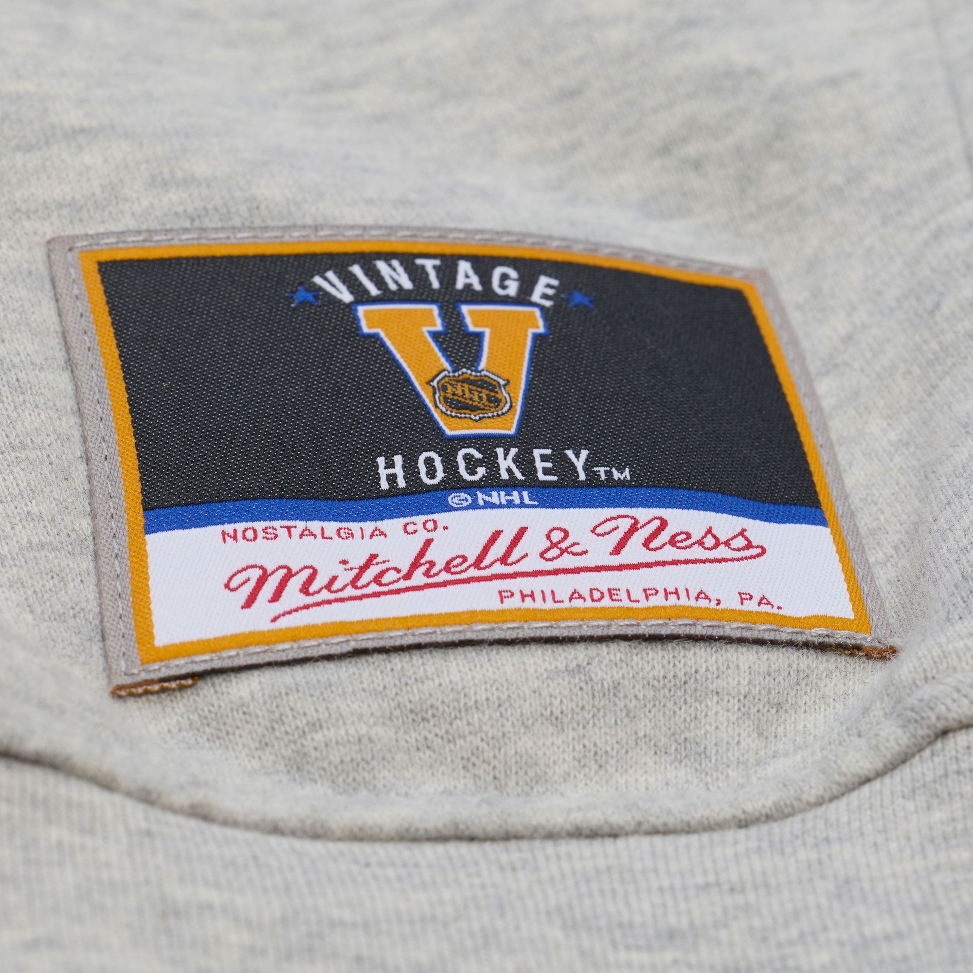 Mitchell & Ness Women's Anaheim Ducks Grey Logo Crewneck Sweatshirt product image