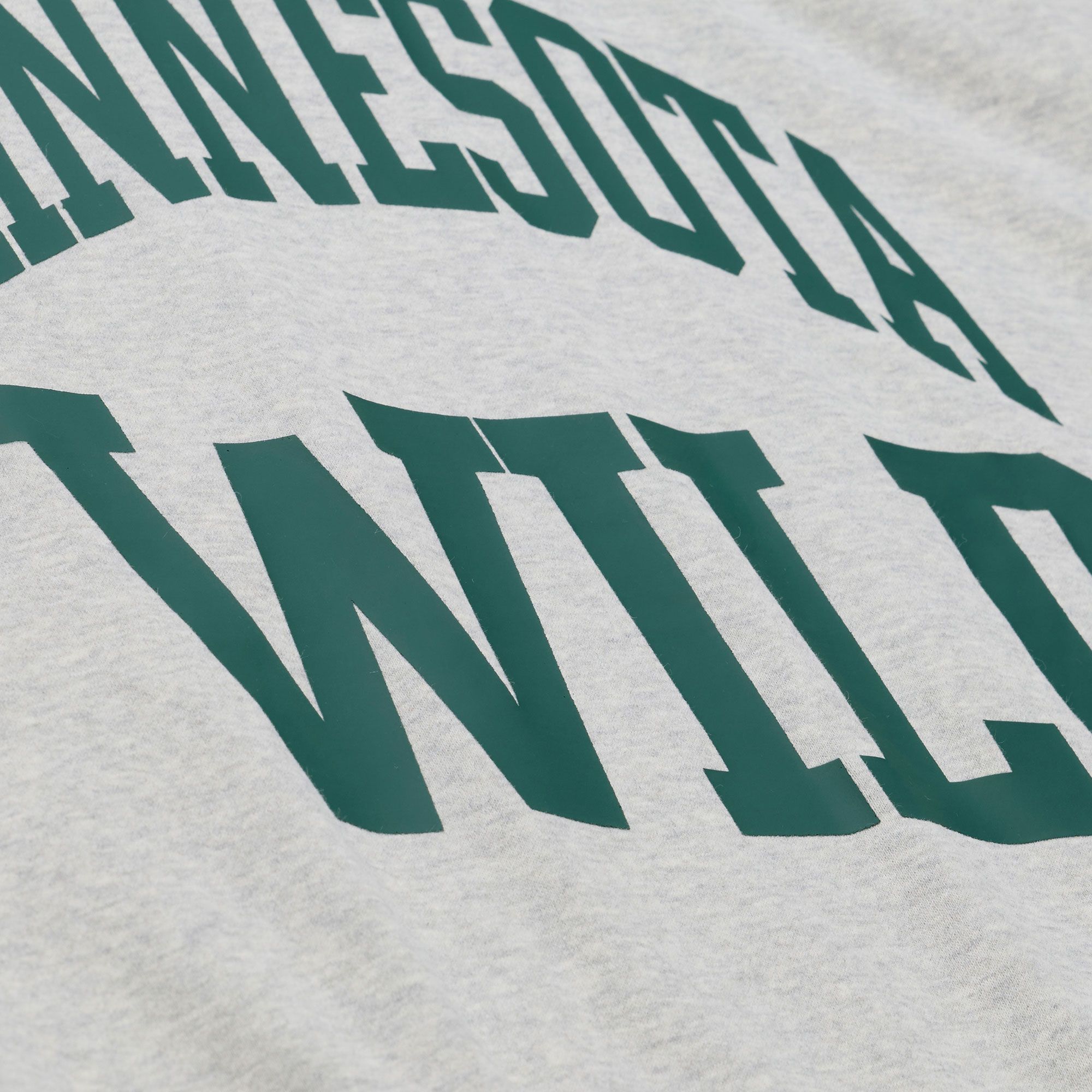 Mitchell & Ness Women's Minnesota Wild Grey Logo Crewneck Sweatshirt product image