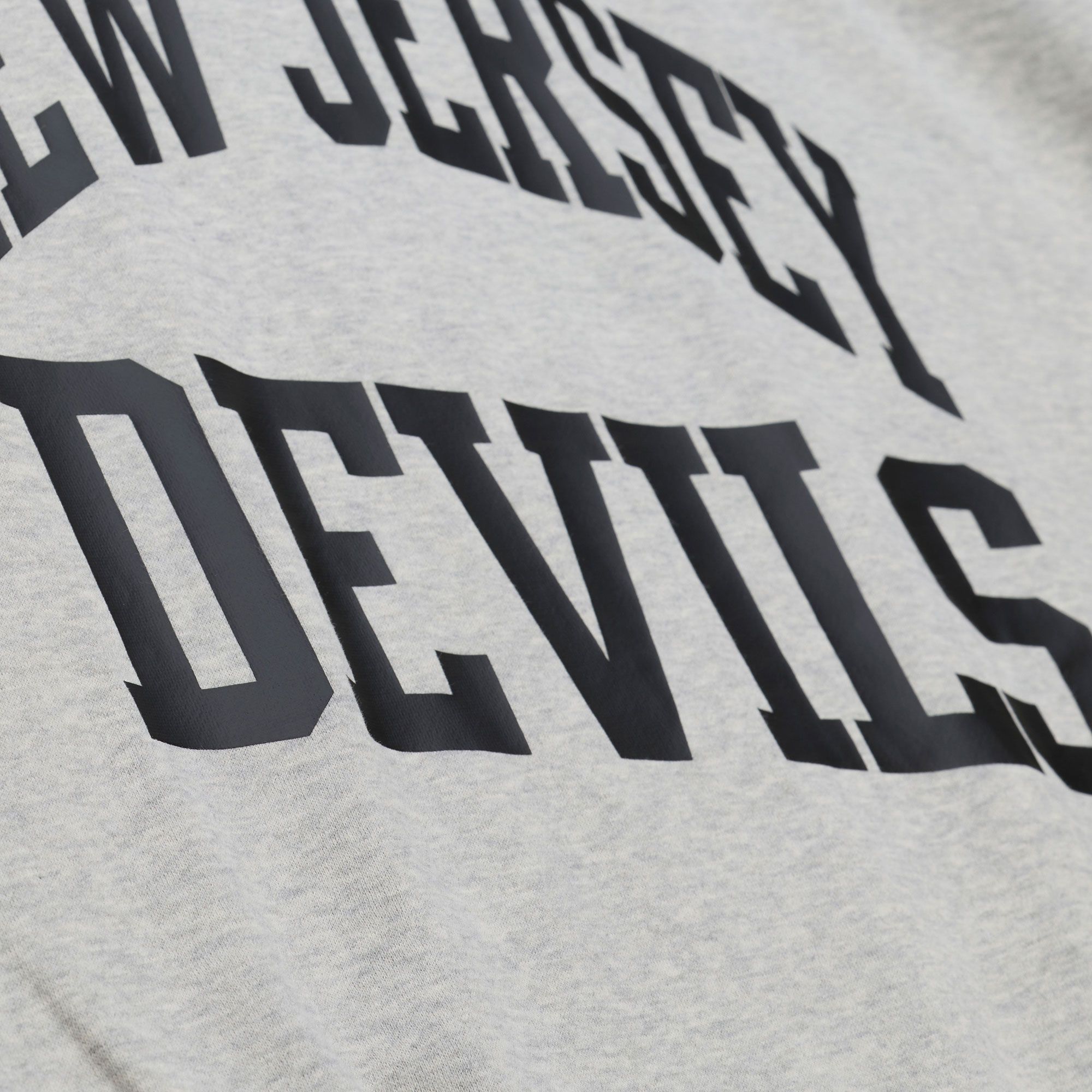 Mitchell & Ness Women's New Jersey Devils Grey Logo Crewneck Sweatshirt product image