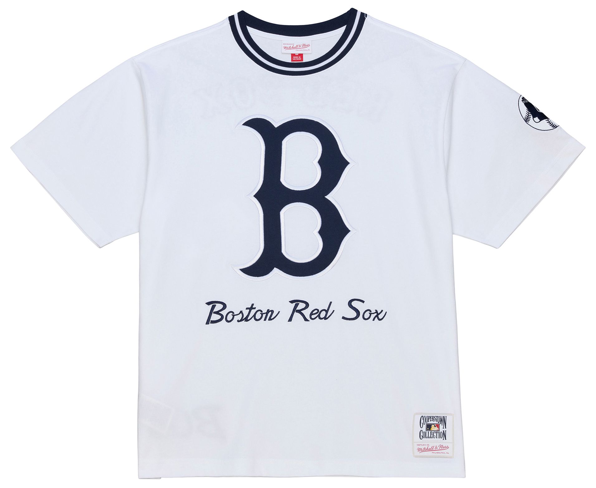 Mitchell & Ness Men's Boston Red Sox Arctic White T-Shirt product image