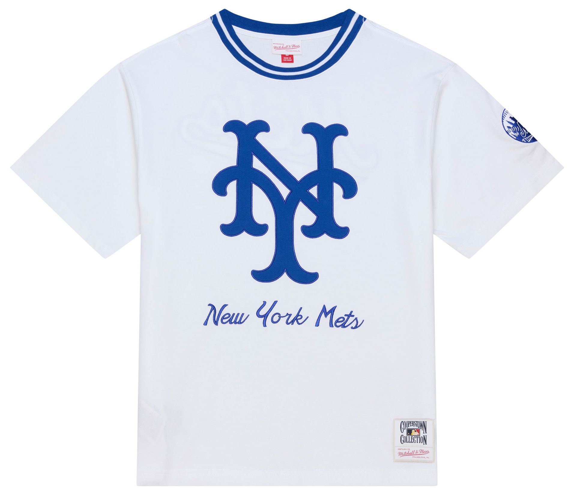Mitchell & Ness Men's New York Mets Arctic White T-Shirt product image