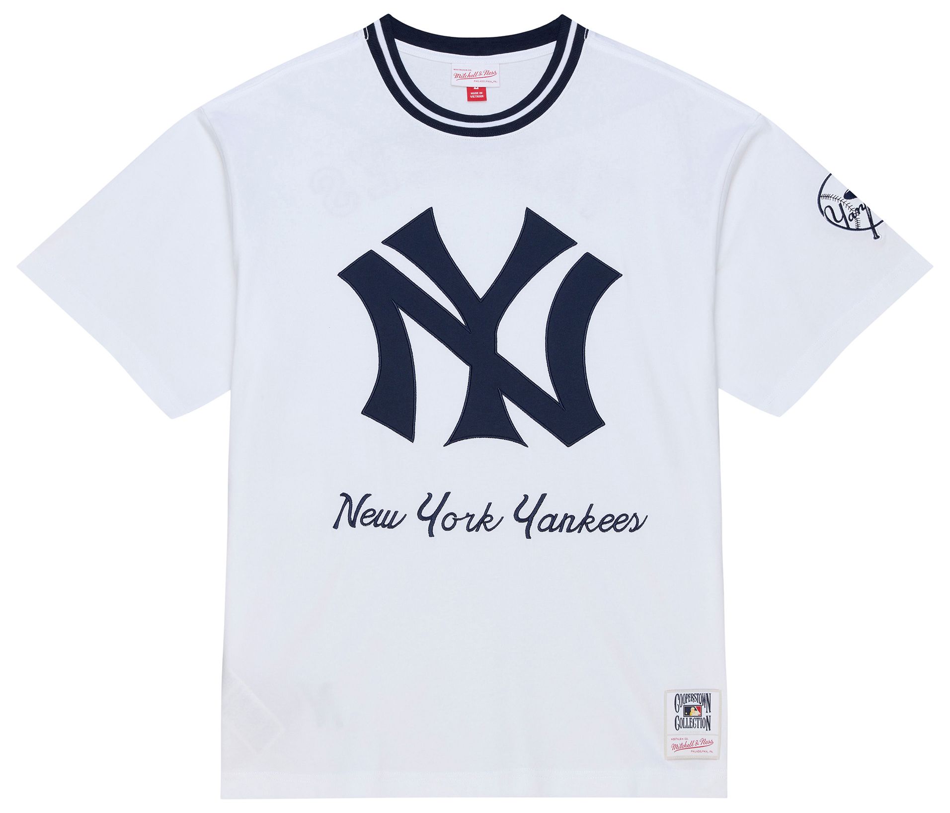 Mitchell & Ness Men's New York Yankees Arctic White T-Shirt product image