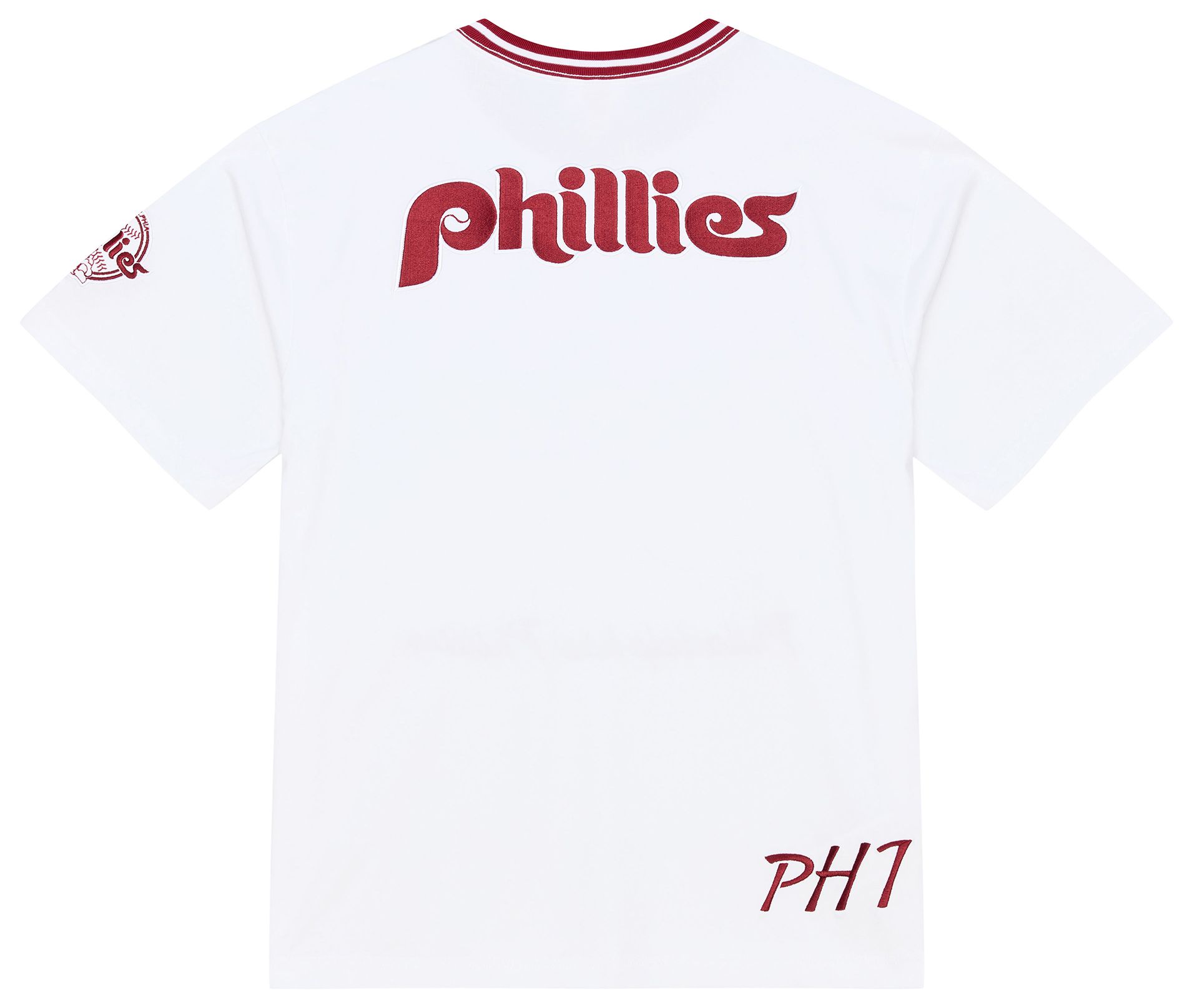 Mitchell & Ness Men's Philadelphia Phillies Arctic White T-Shirt product image