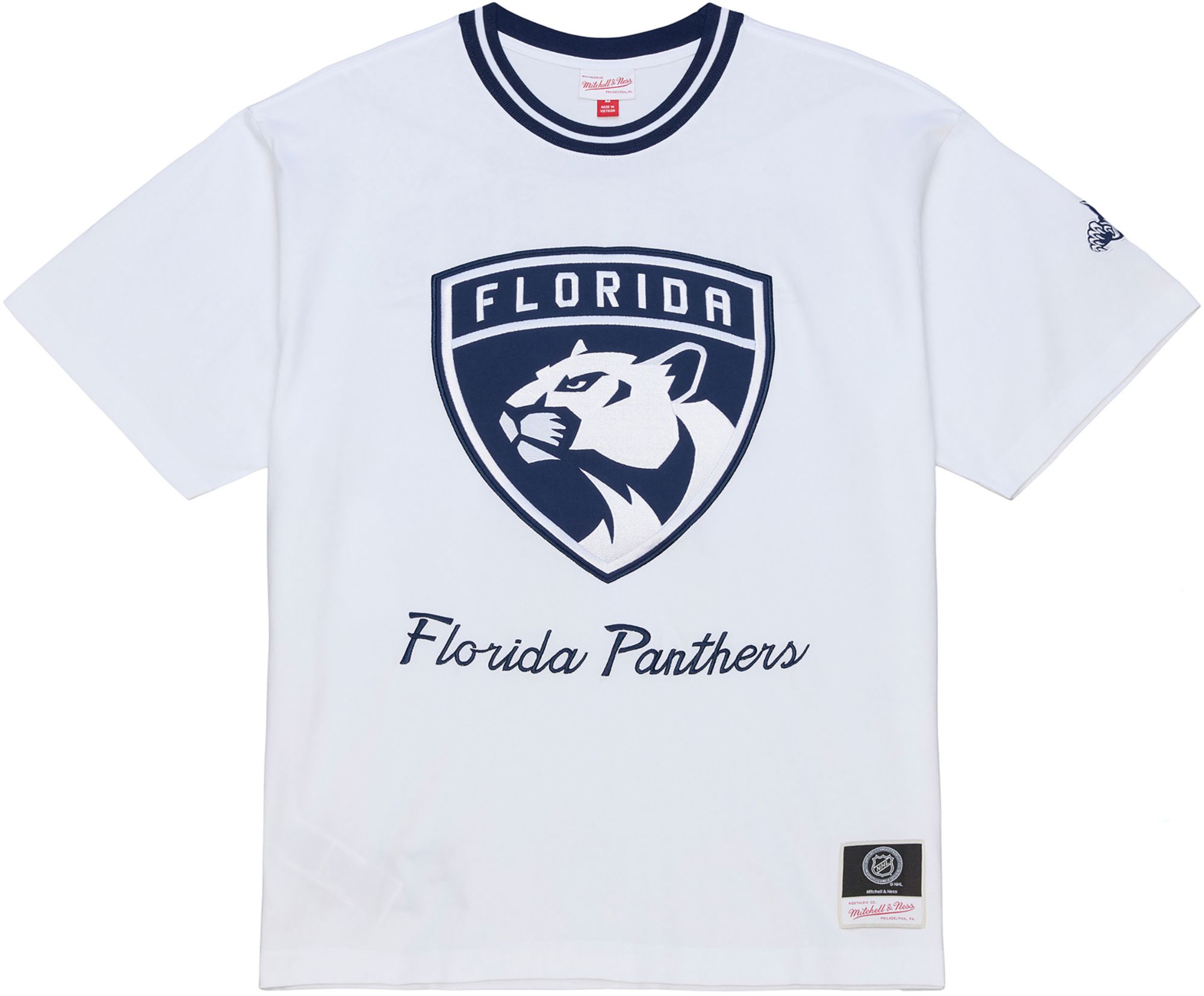 Mitchell & Ness Men's Florida Panthers White Arctic T-Shirt product image