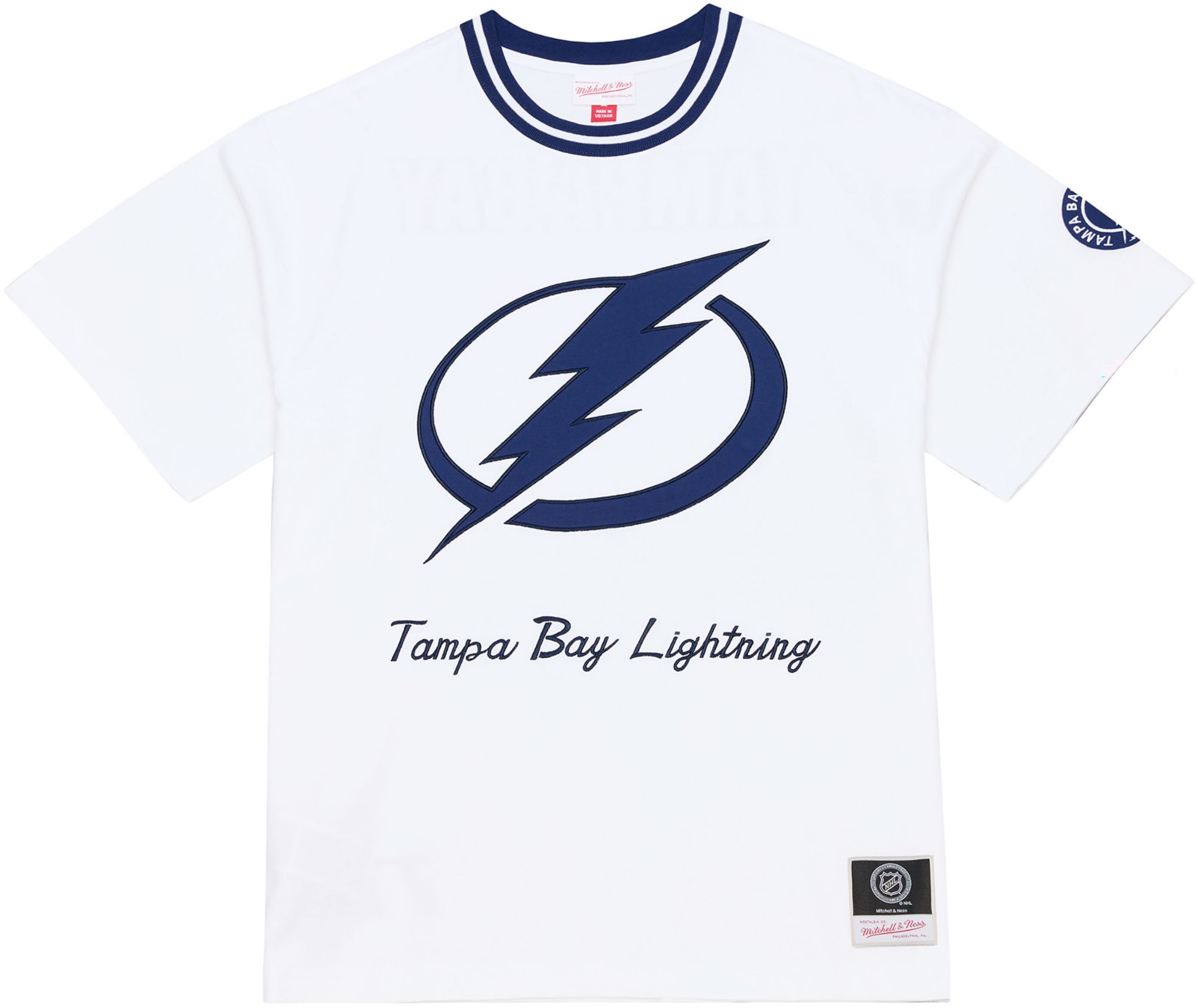 Mitchell & Ness Men's Tampa Bay Lightning White Arctic T-Shirt product image